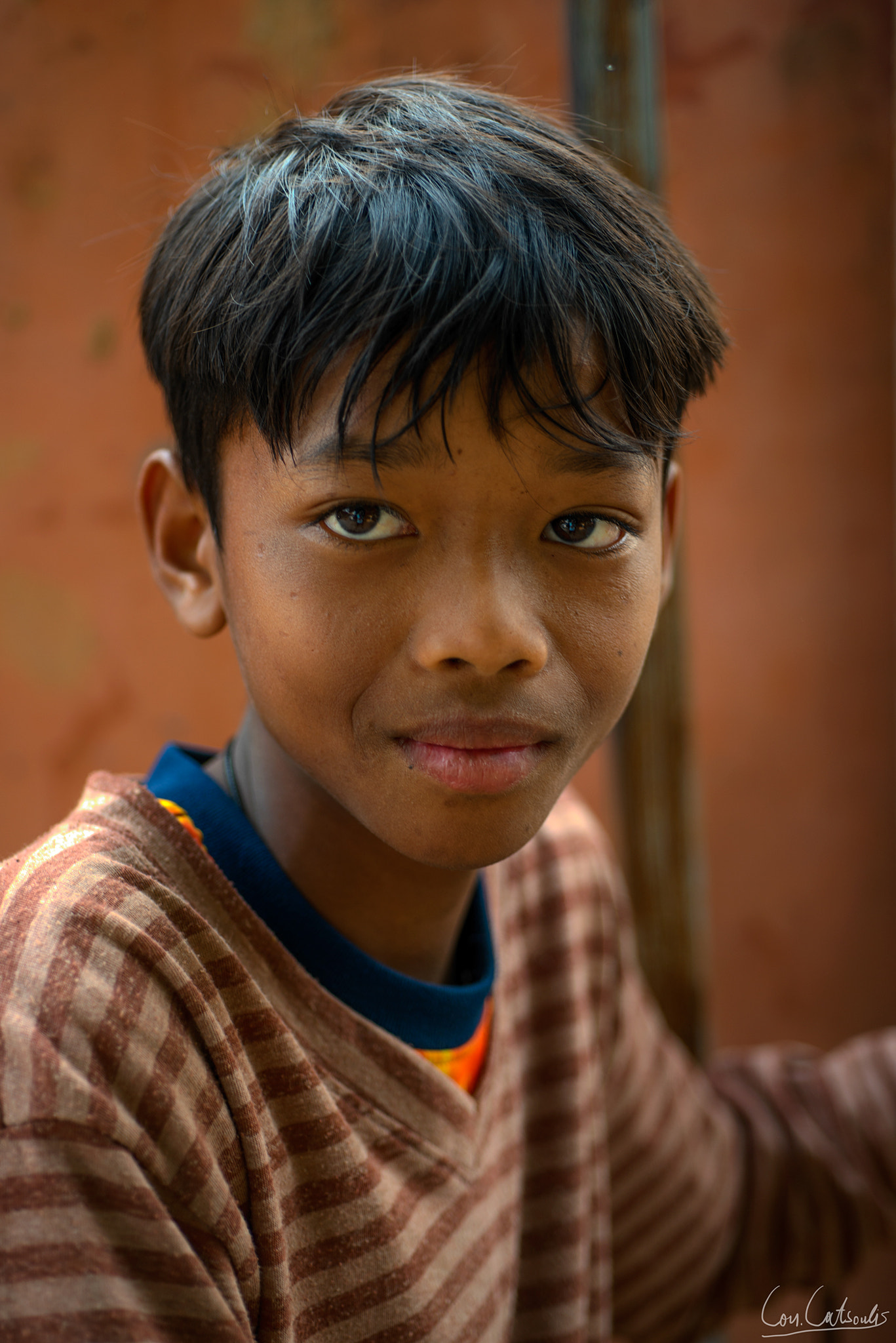 Nikon D800 + Nikon AF Micro-Nikkor 60mm F2.8D sample photo. Burmese boy photography