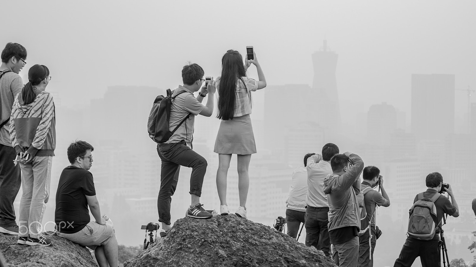 Tamron AF 70-300mm F4-5.6 LD Macro 1:2 sample photo. Morning on the hill near west lake photography