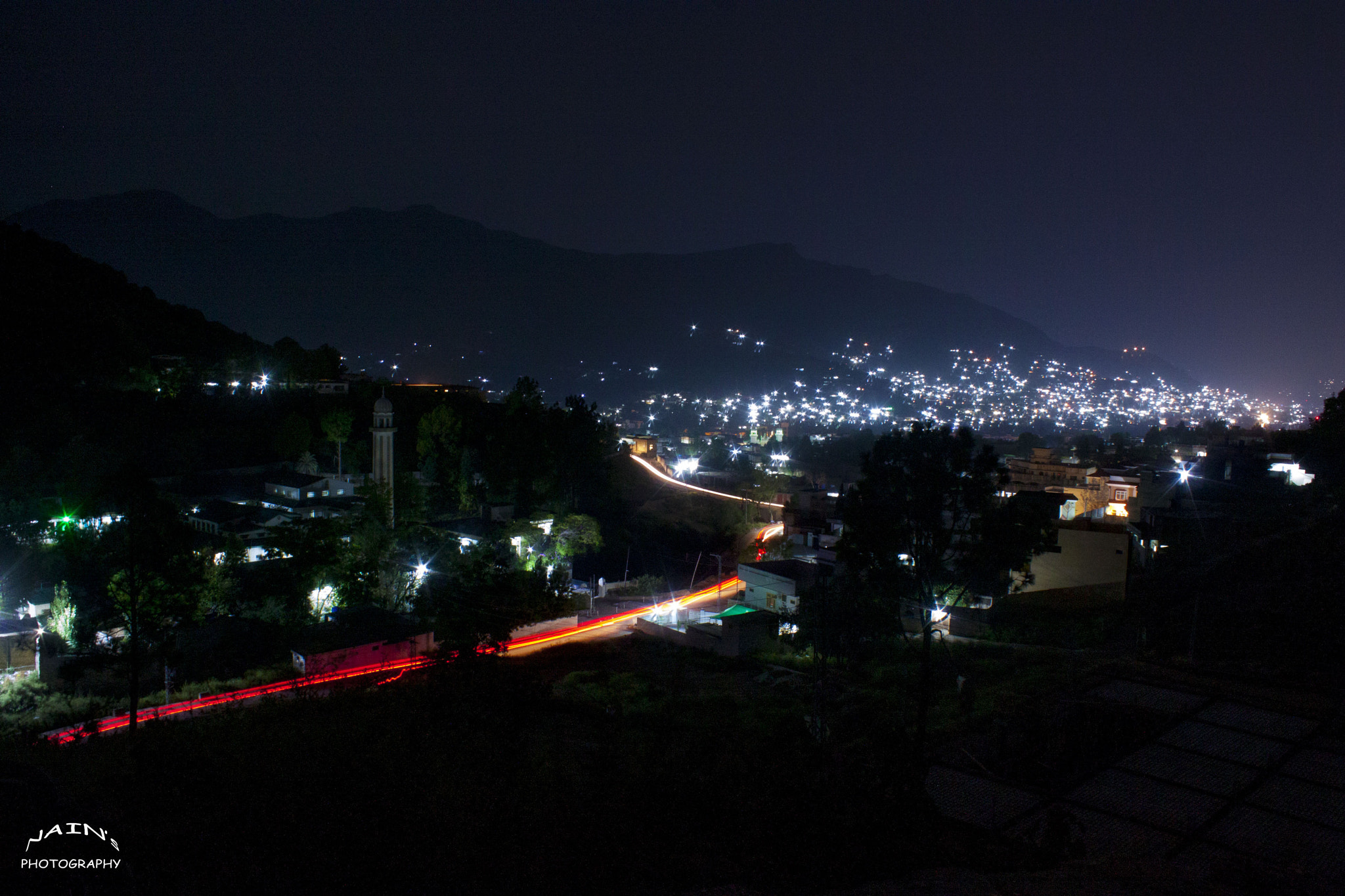 Canon EOS 50D + Canon EF-S 18-55mm F3.5-5.6 IS sample photo. Long exposer aqba town saidu sharif swat  photography