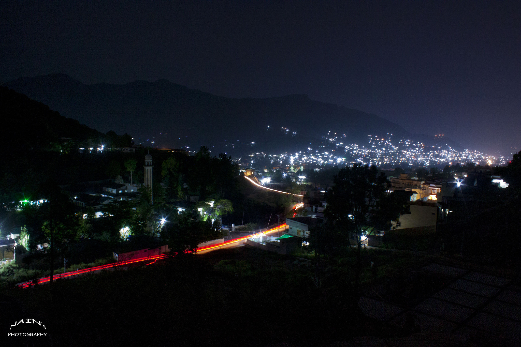 Canon EF-S 18-55mm F3.5-5.6 IS sample photo. Long exposer aqba town saidu sharif swat  photography