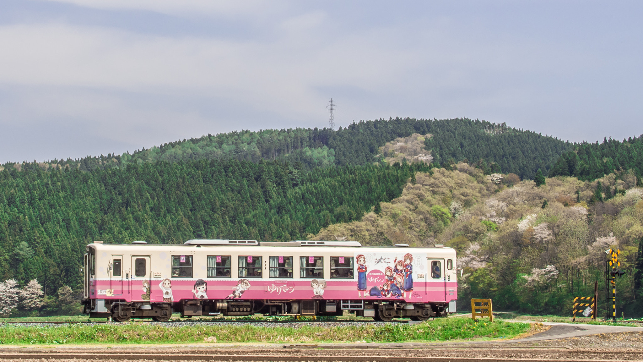 Olympus OM-D E-M5 sample photo. Spring train photography