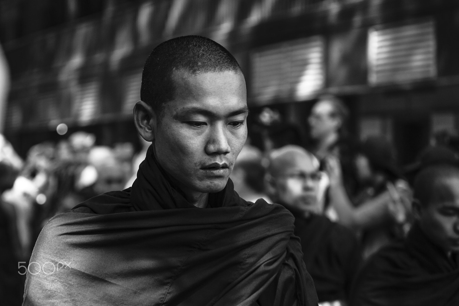 Canon EOS-1Ds Mark II sample photo. Monk photography