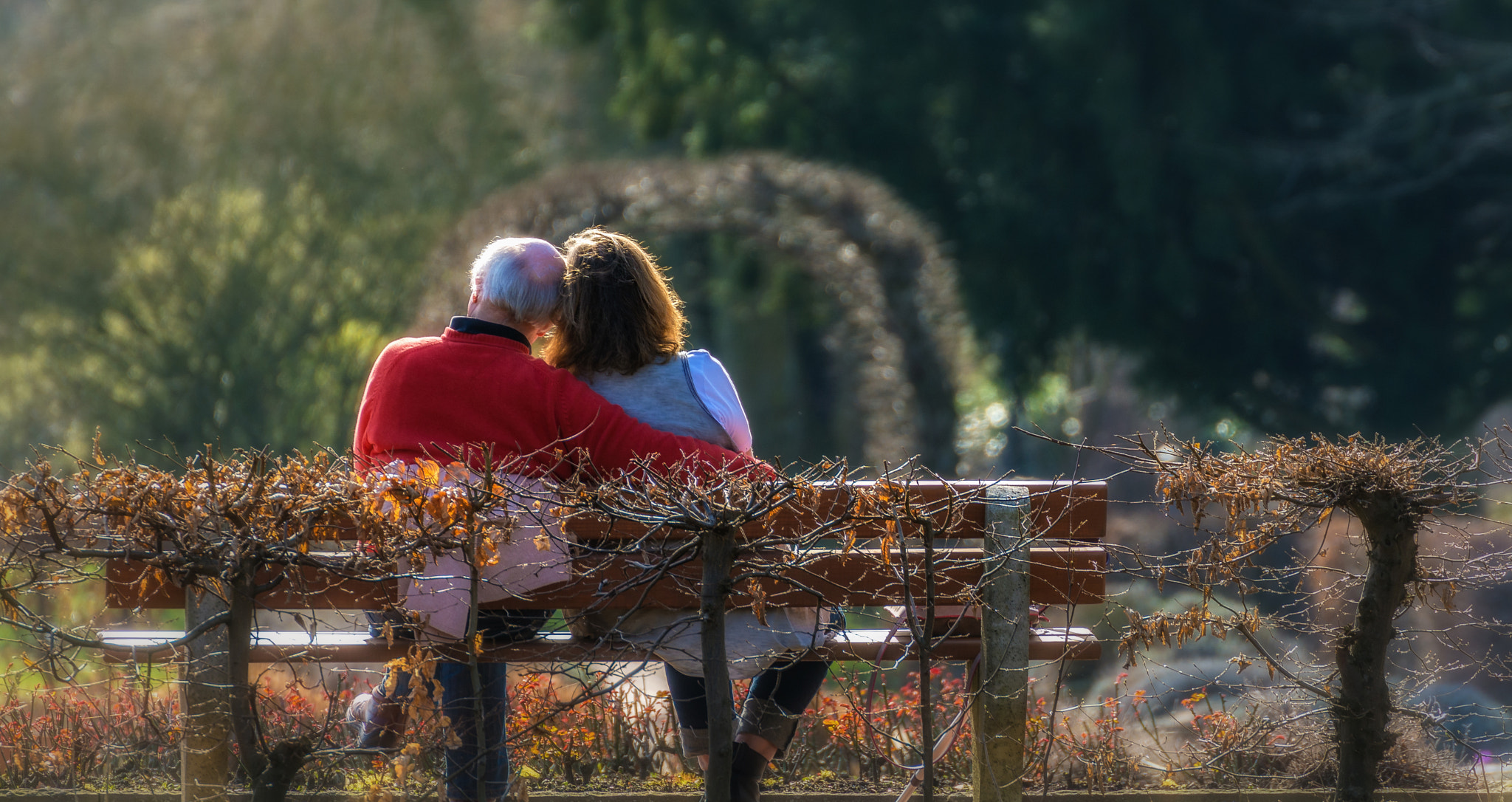 Nikon D7100 sample photo. "lovers in the autumn of life" photography