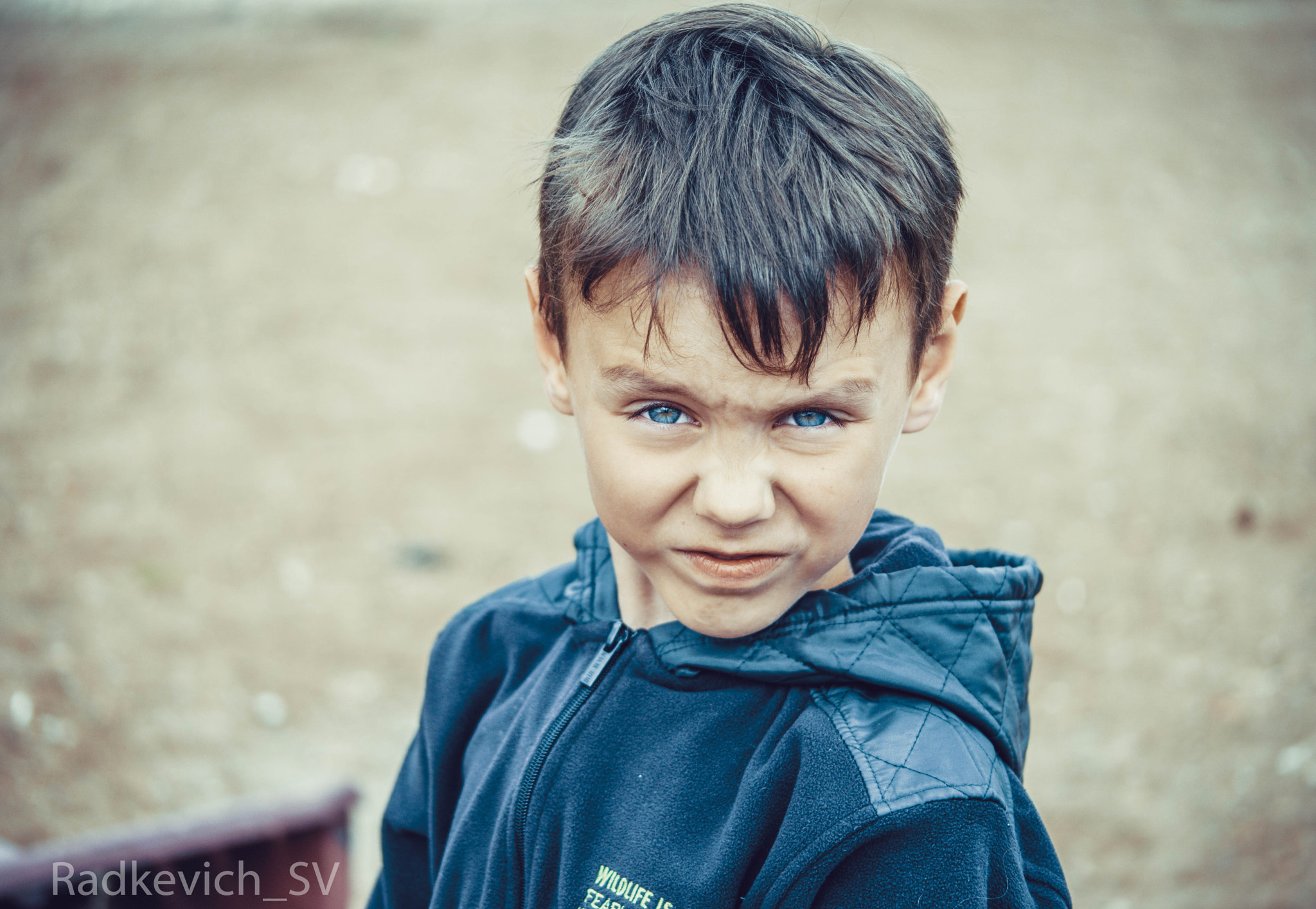 Sony a7 sample photo. Children's emotions photography