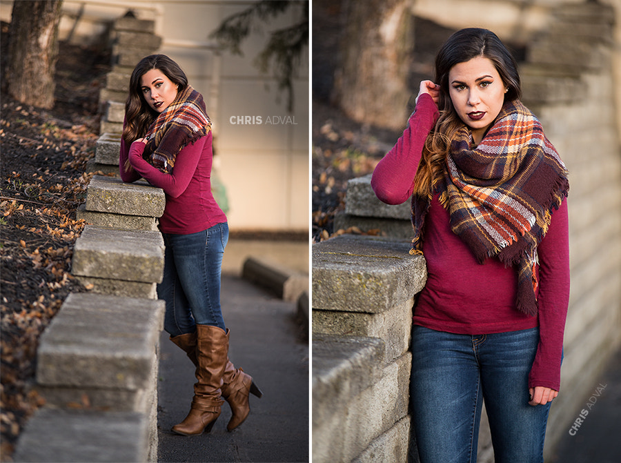 Canon EOS 6D + Tamron SP AF 70-200mm F2.8 Di LD (IF) MACRO sample photo. Winter fashion w/ allie photography