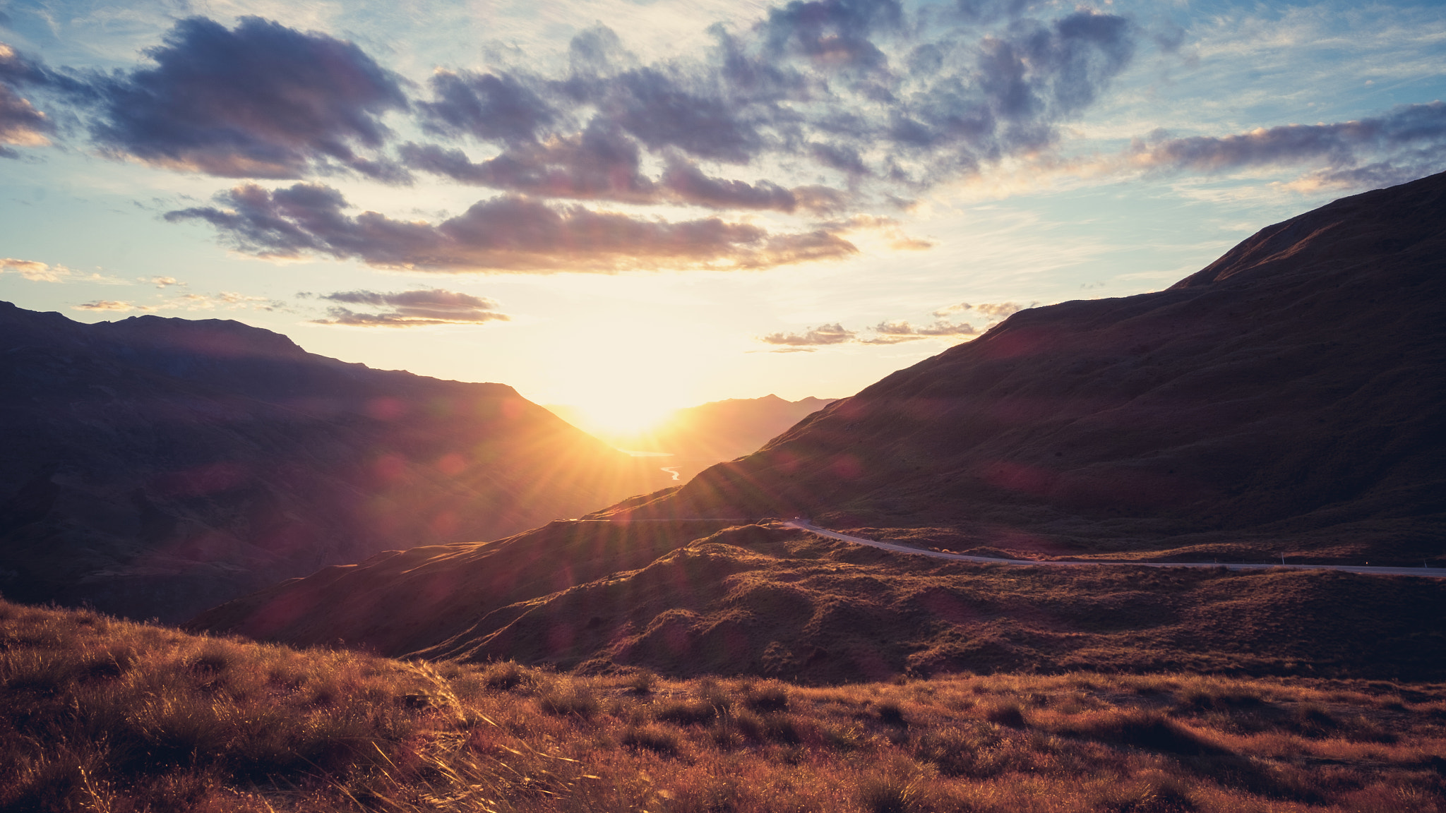 Fujifilm X-T1 + Fujifilm XF 14mm F2.8 R sample photo. Sunset at queenstown photography