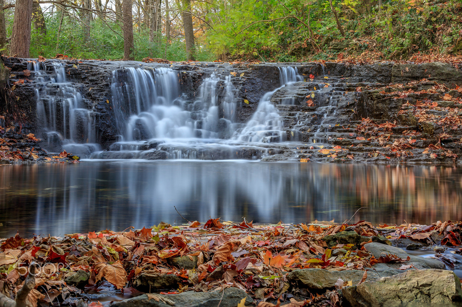 Canon EOS 5DS R sample photo. Small waterfall photography