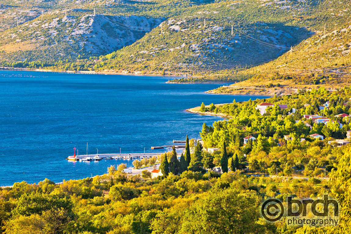 Canon EF 70-300mm F4-5.6L IS USM sample photo. Rovanjska bay village and velebit channel photography