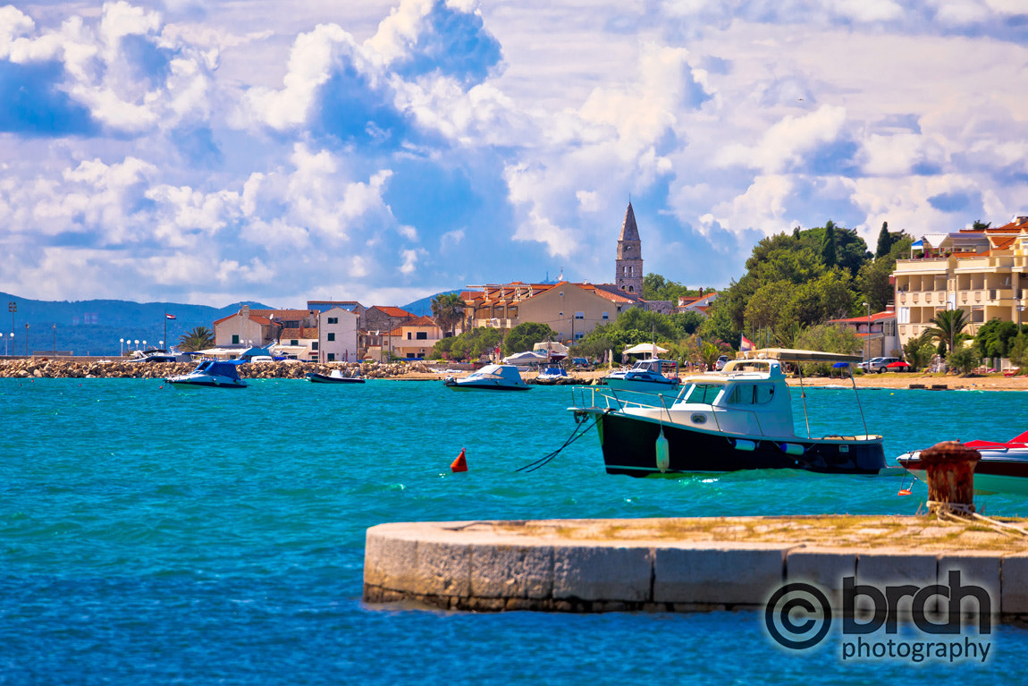 Canon EF 70-300mm F4-5.6L IS USM sample photo. Turanj village turquoise coast view photography