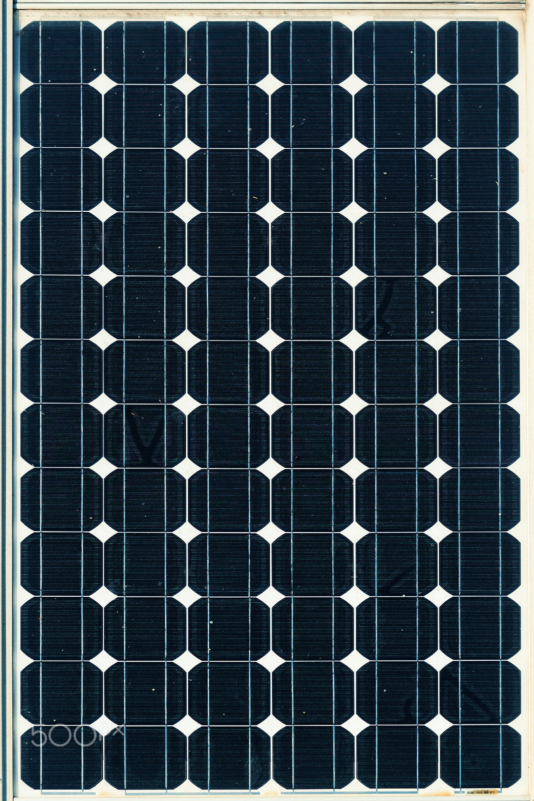 Nikon AF-S Nikkor 70-200mm F4G ED VR sample photo. Top view of single solar panel surface photography