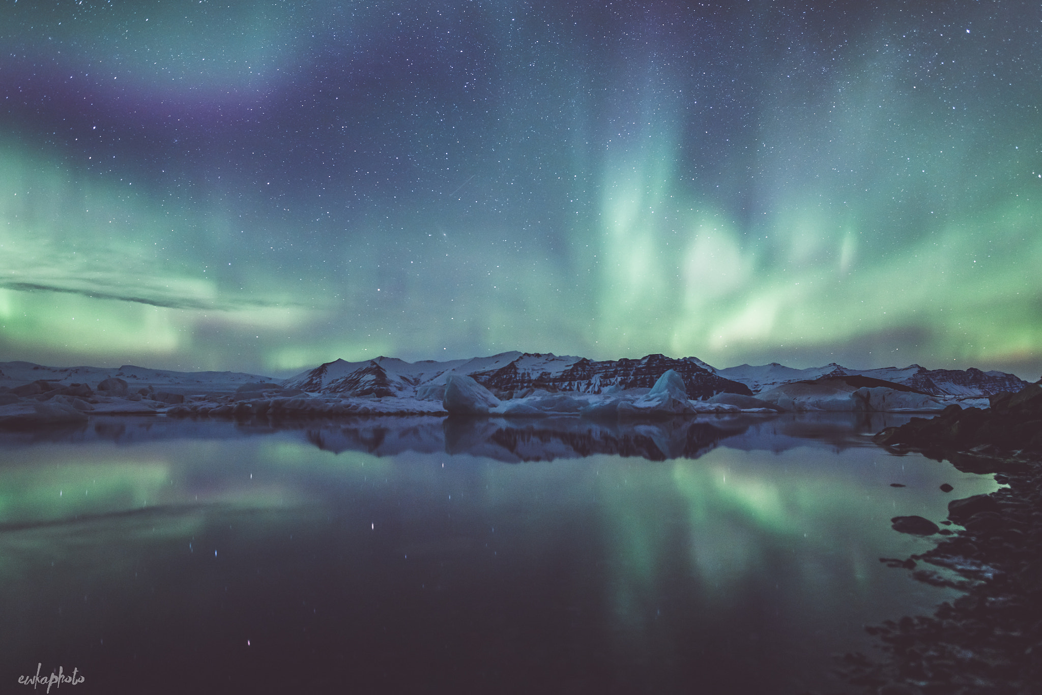 Nikon D810 + Nikon AF-S Nikkor 20mm F1.8G ED sample photo. Jokulsarlon lagoon photography