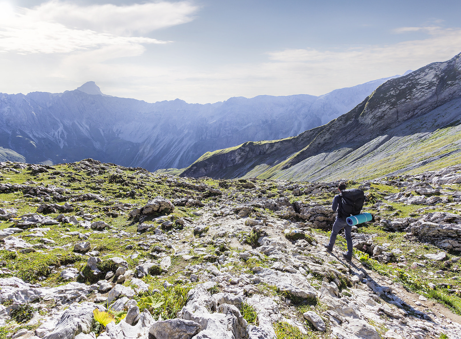 Canon EF-S 10-22mm F3.5-4.5 USM sample photo. Hiking through the alps photography