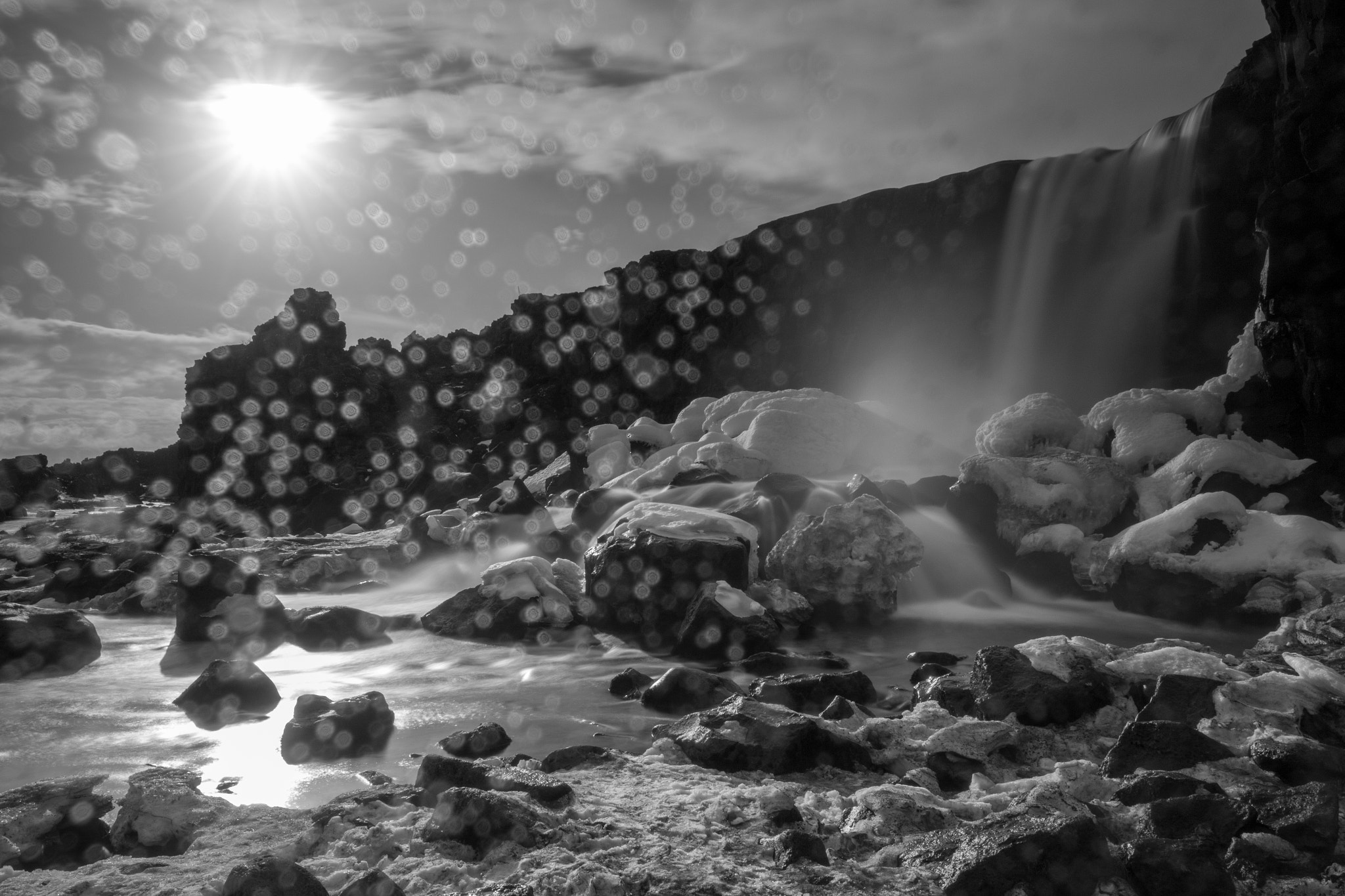 Canon EF 16-35mm F4L IS USM sample photo. Icelandic waterfall photography