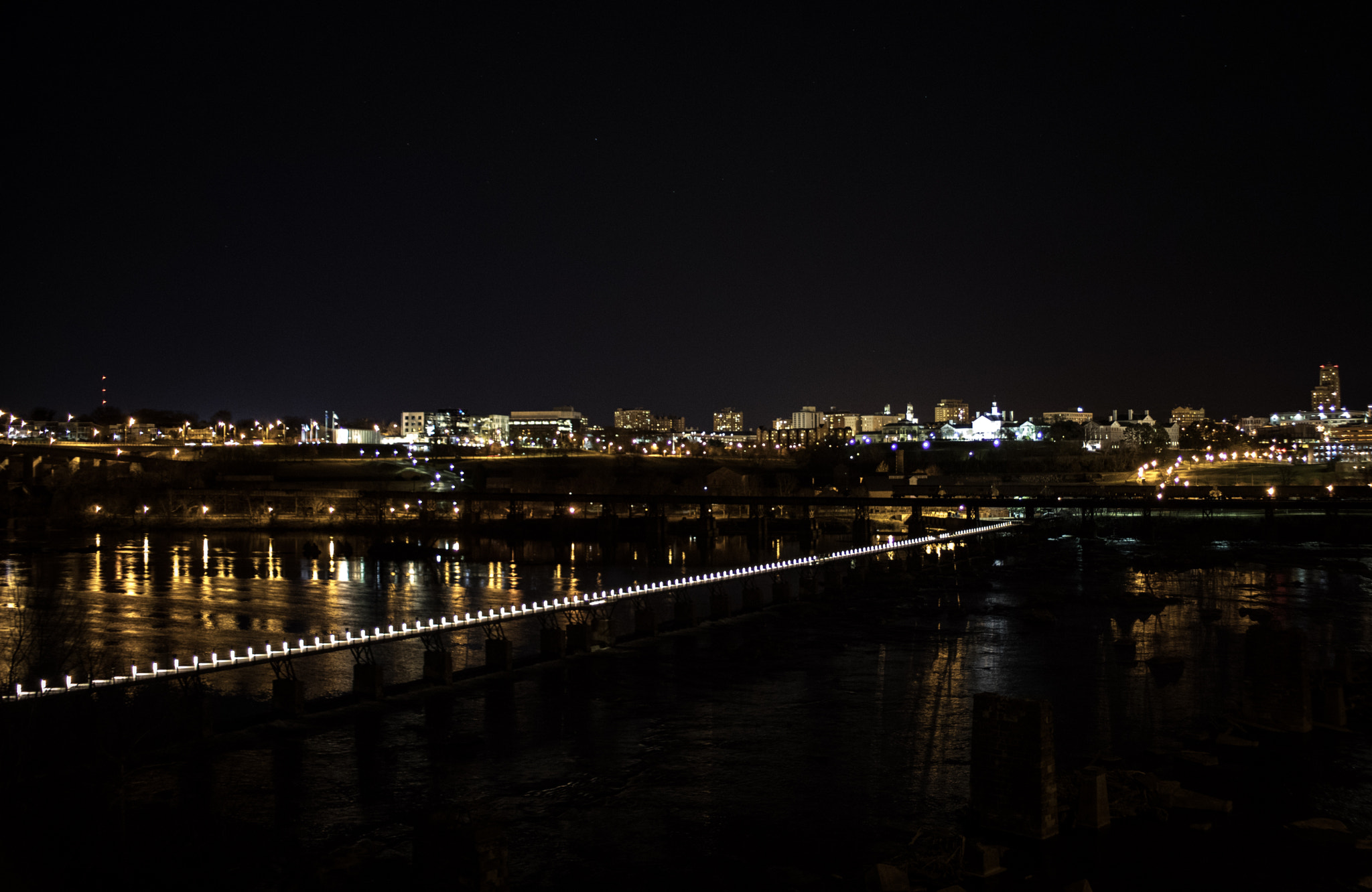 Canon EF 28-80mm f/3.5-5.6 USM sample photo. Rva night lights photography