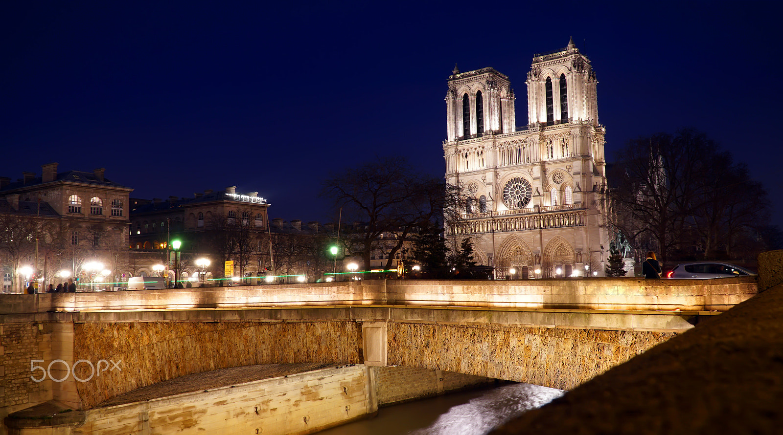 Sony a6500 sample photo. The cathedral notre - dame de paris in the evening photography