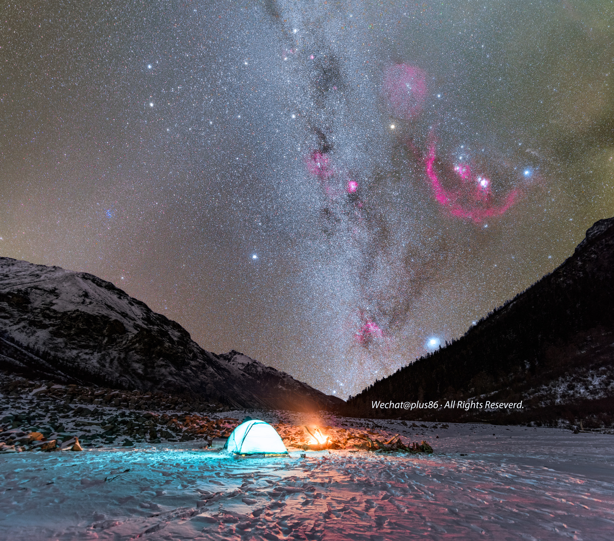 Tamron SP 15-30mm F2.8 Di VC USD sample photo. Camping under orion photography