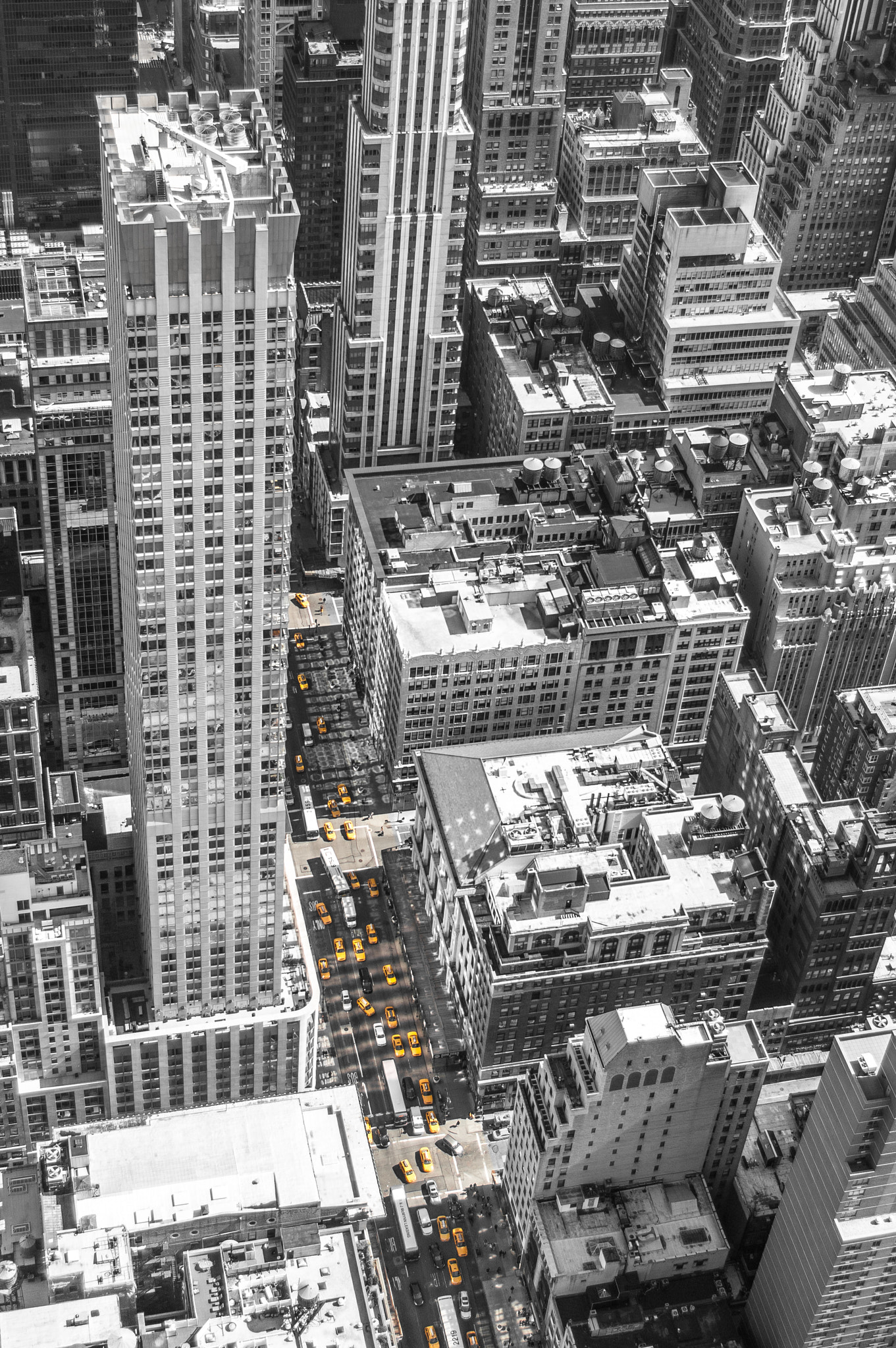 Pentax K20D sample photo. Looking down on 5th avenue photography