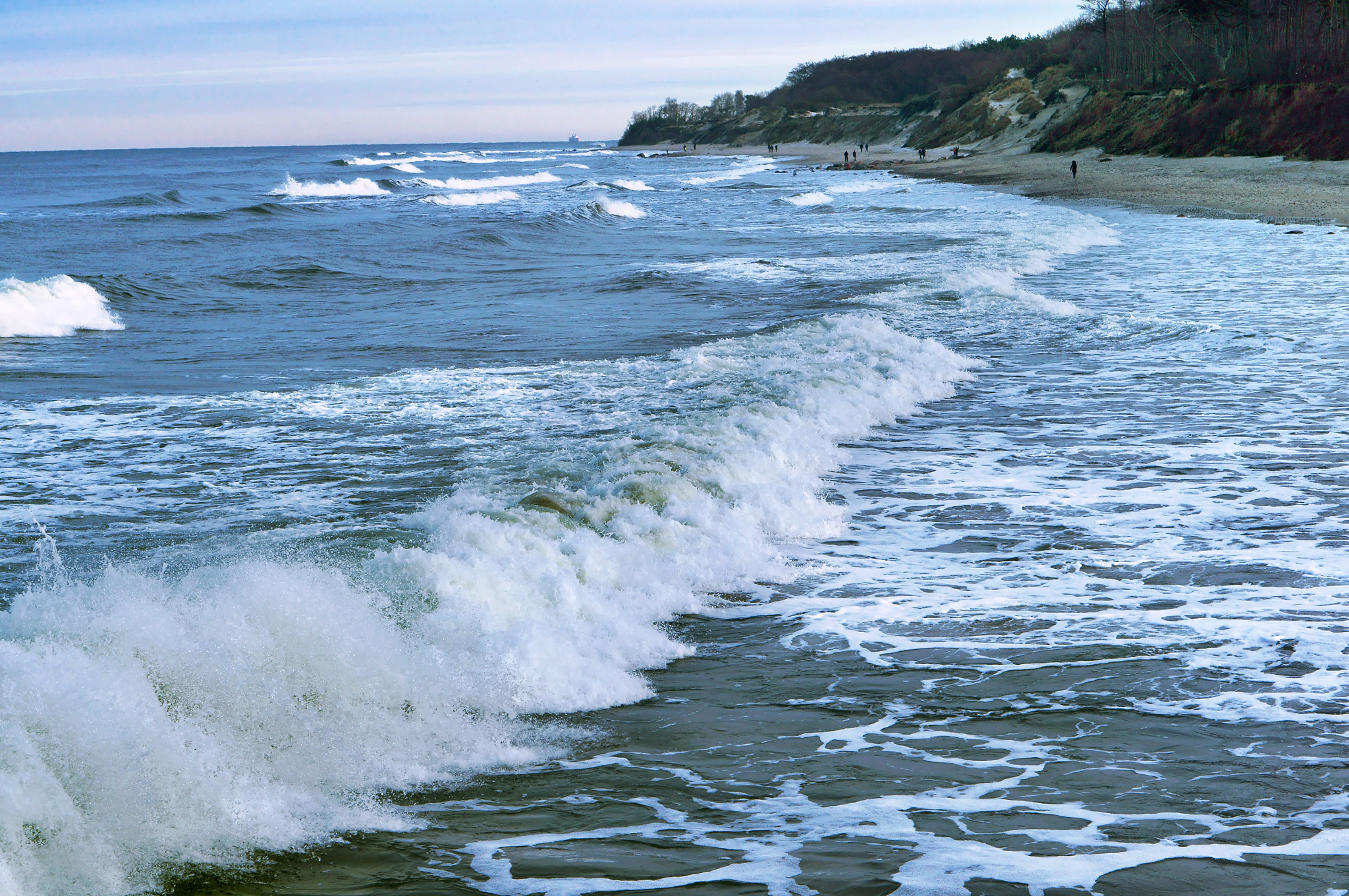 Sony Alpha NEX-3N sample photo. Sea wave waves beat on the rocks photography