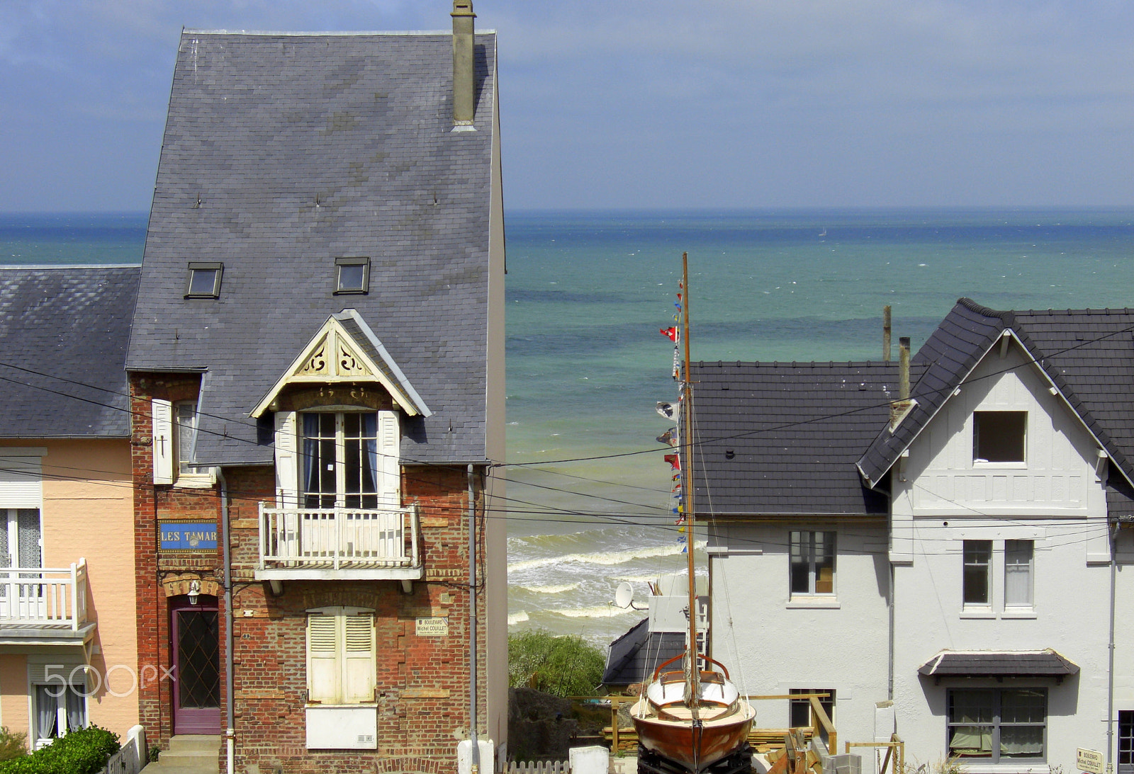 CASIO EX-Z1200 sample photo. Landscape shot of normandy in france photography