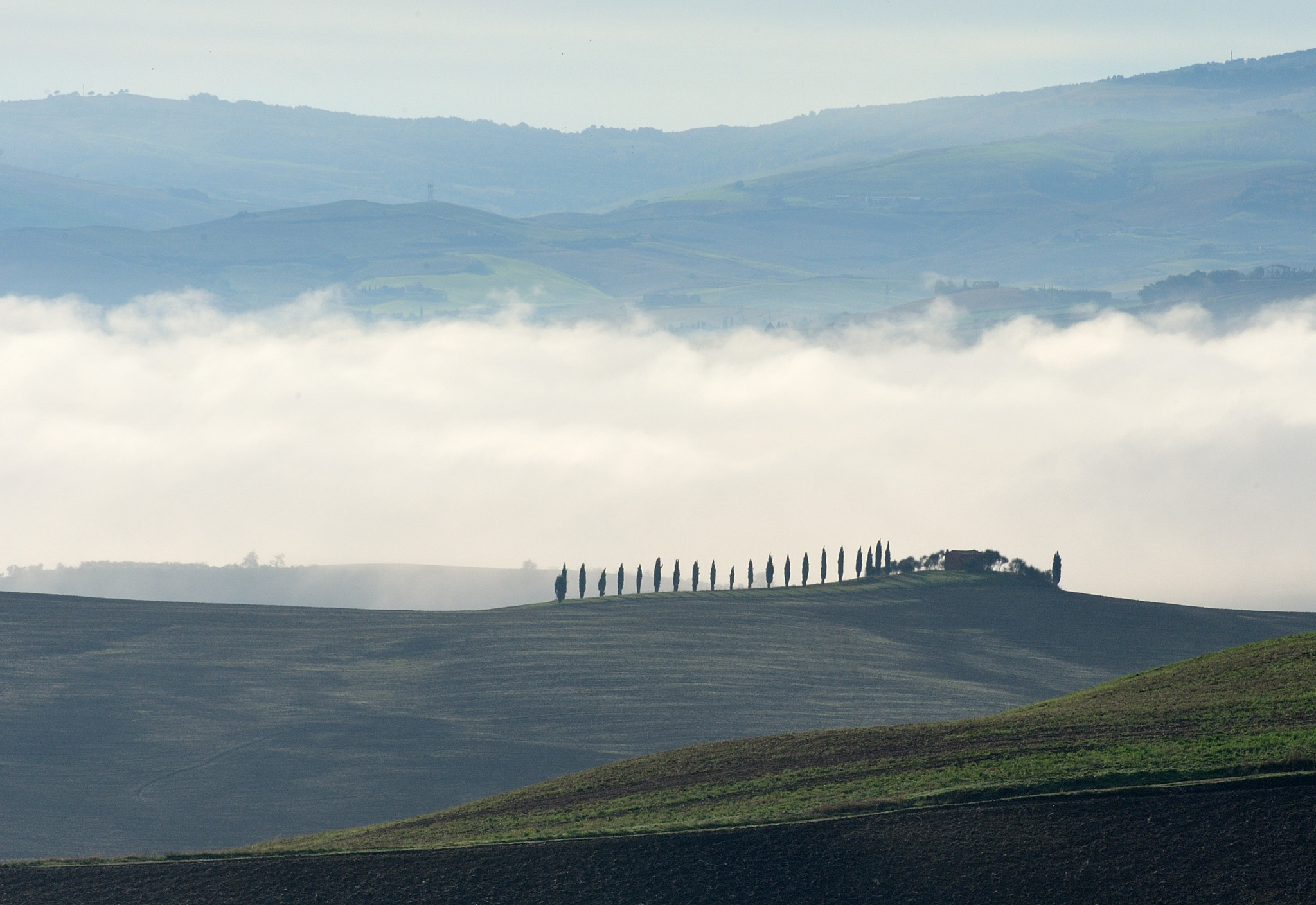 Nikon D700 sample photo. Tuscany is waking up photography