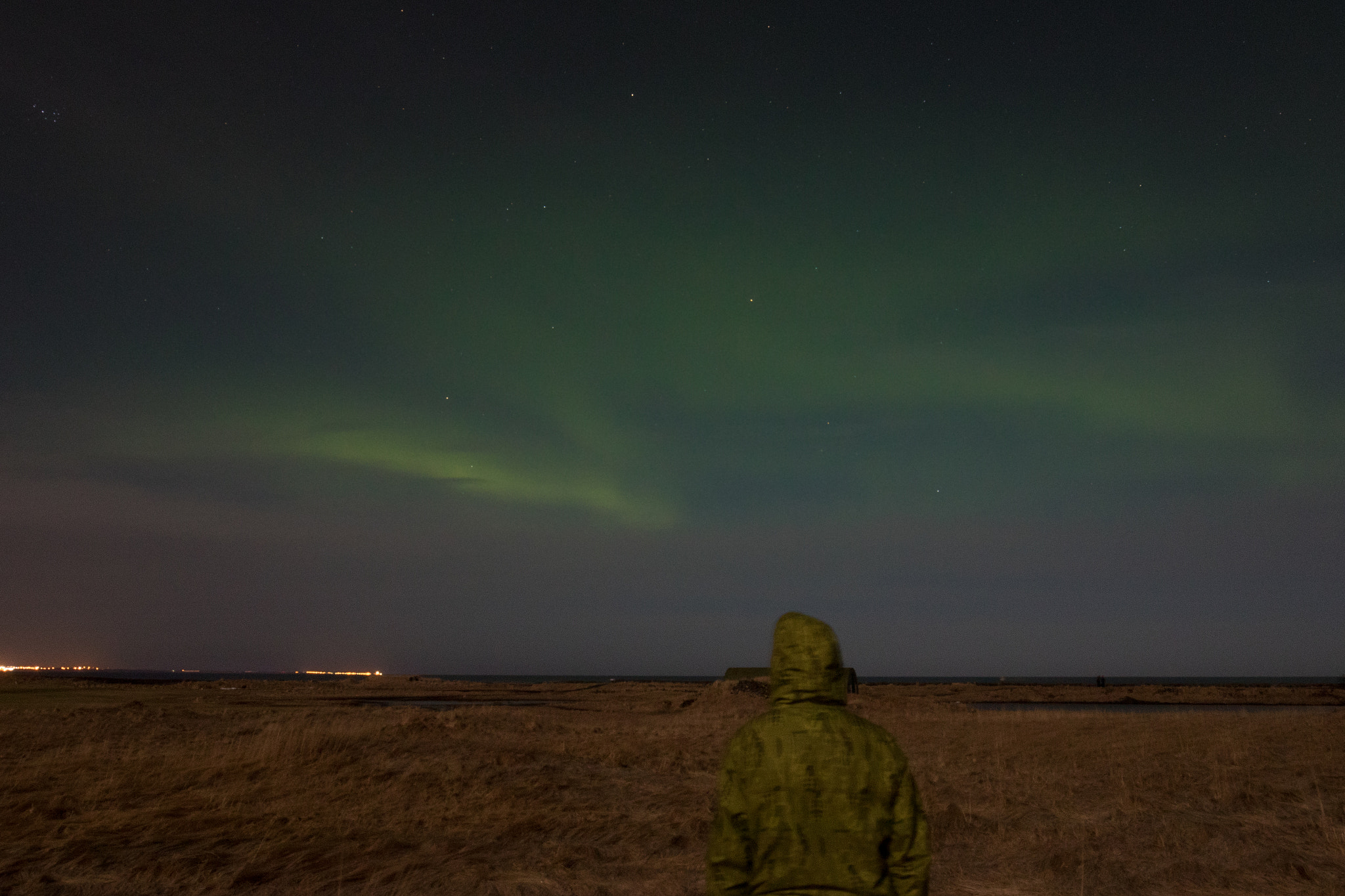 Canon EF 16-35mm F4L IS USM sample photo. Watching the northern lights photography
