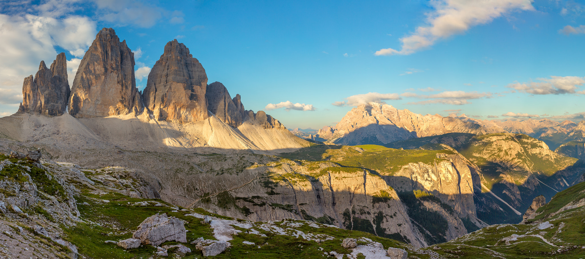 Canon EOS 5DS R sample photo. Panorama of  tre cime di lavaredo, dolomites alps, ita photography