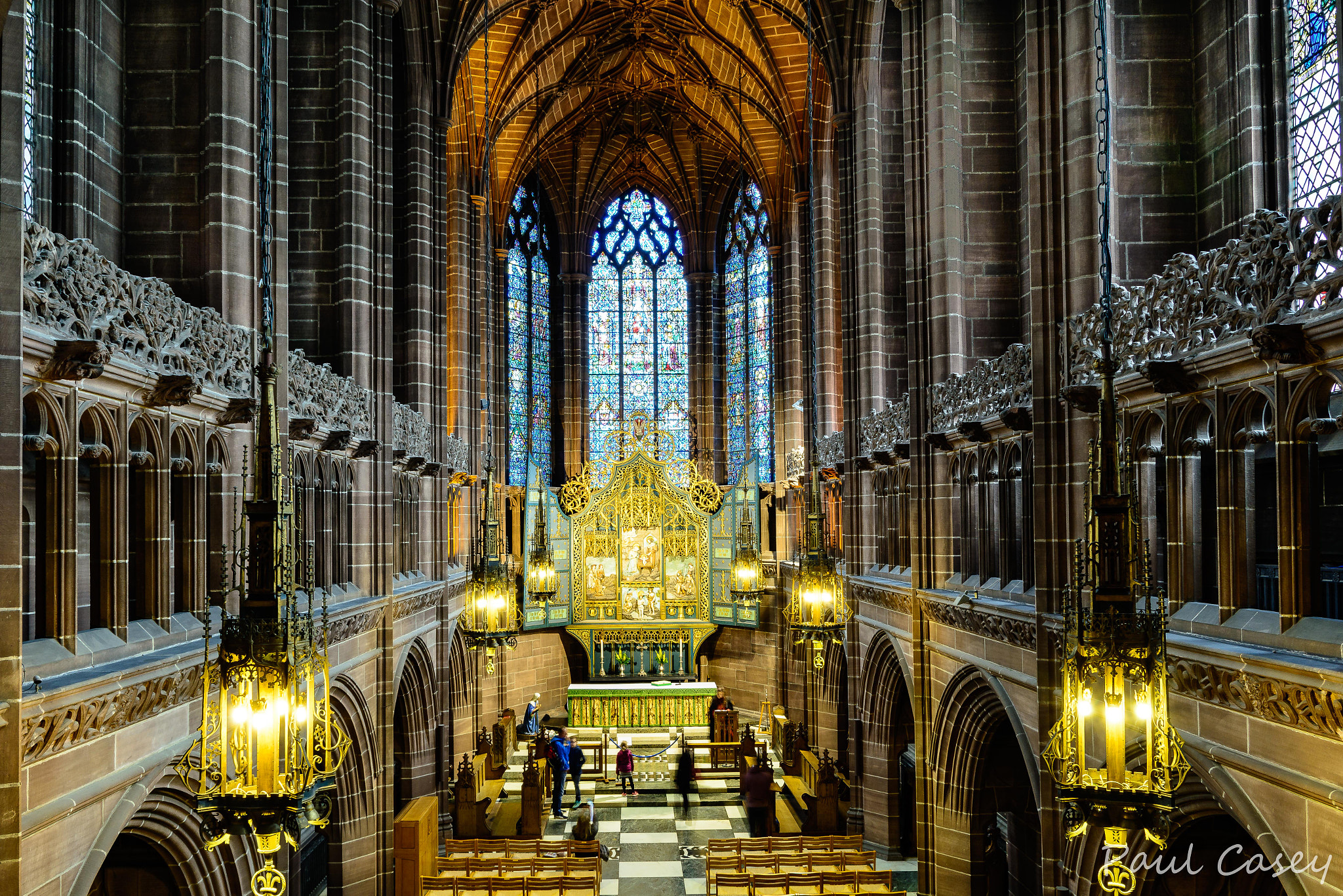 Nikon D5200 + Sigma 17-50mm F2.8 EX DC OS HSM sample photo. Lady chapel - liverpool anglican cathedral photography