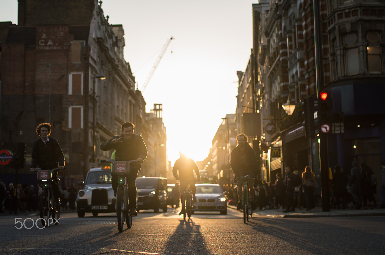 Nikon D3200 sample photo. Cycling in london photography