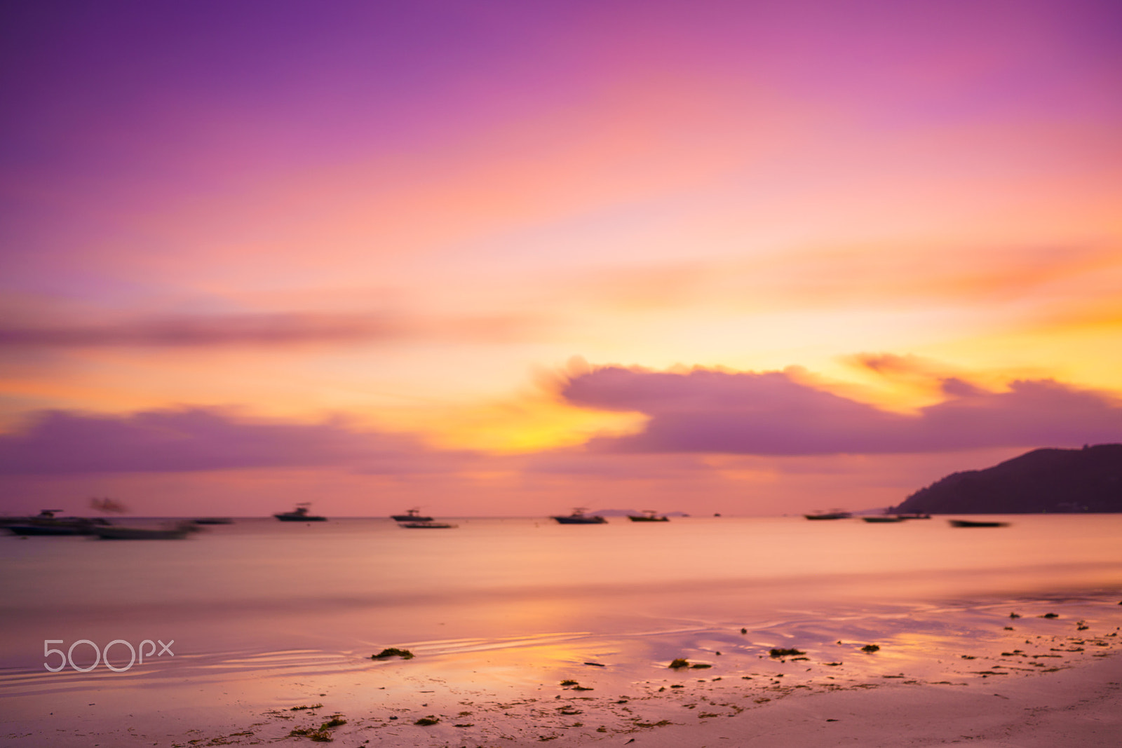 Sony FE 28mm F2 sample photo. Fiery sunrise, praslin, seychelles photography
