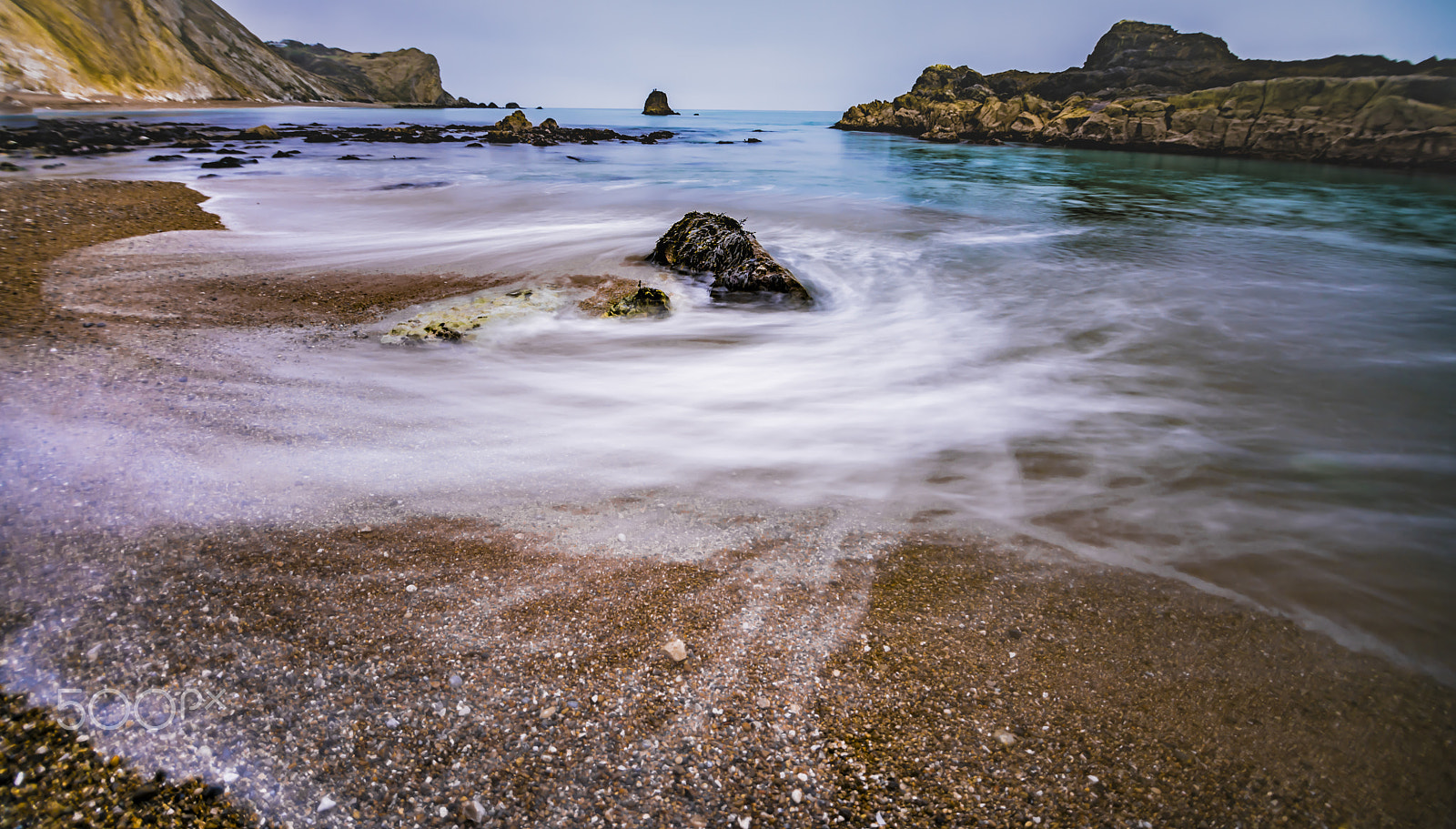 Nikon D810 sample photo. Jurassic coast,man o'war beach photography