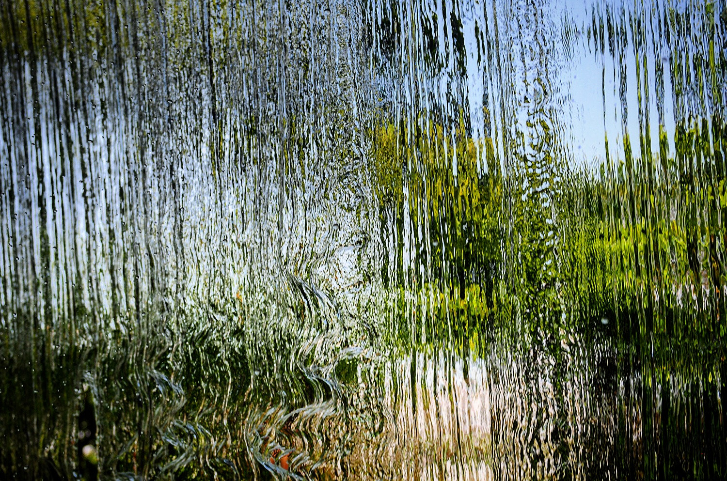 Nikon AF-S Nikkor 24-70mm F2.8G ED sample photo. View through the waterfall photography