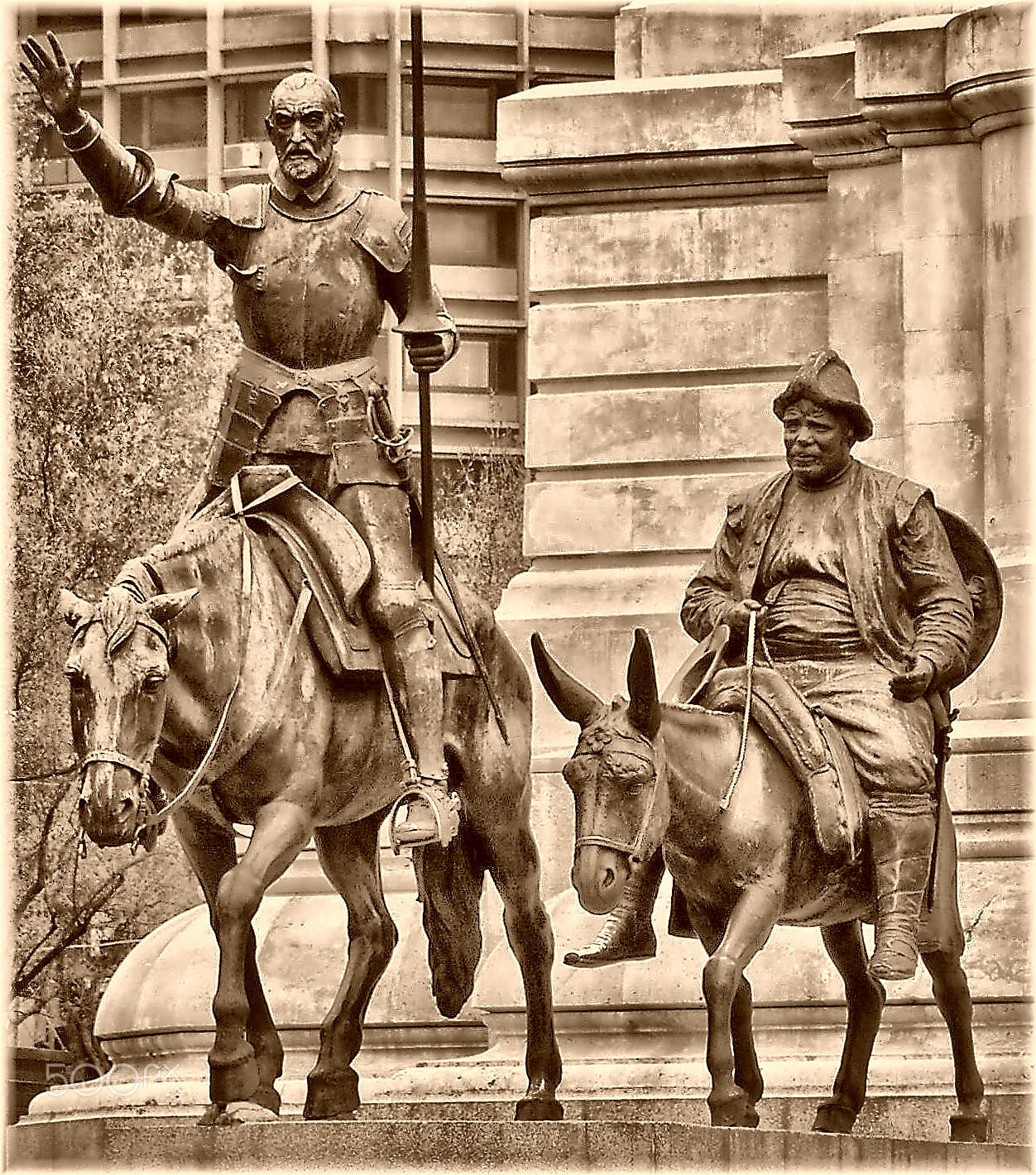 Samsung Pro 815 sample photo. Don quijote y sancho photography