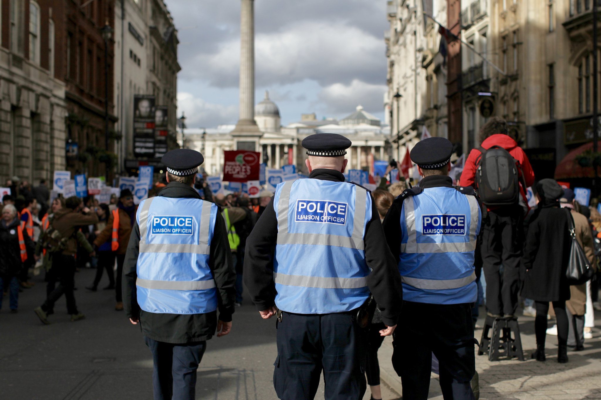 Canon EOS 5D Mark II sample photo. London nhs protest photography