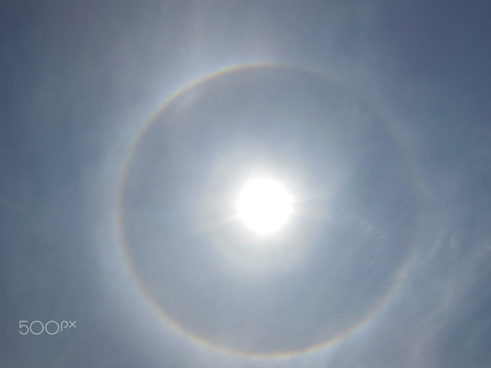 Nikon COOLPIX S9200 sample photo. Sun with ring photography