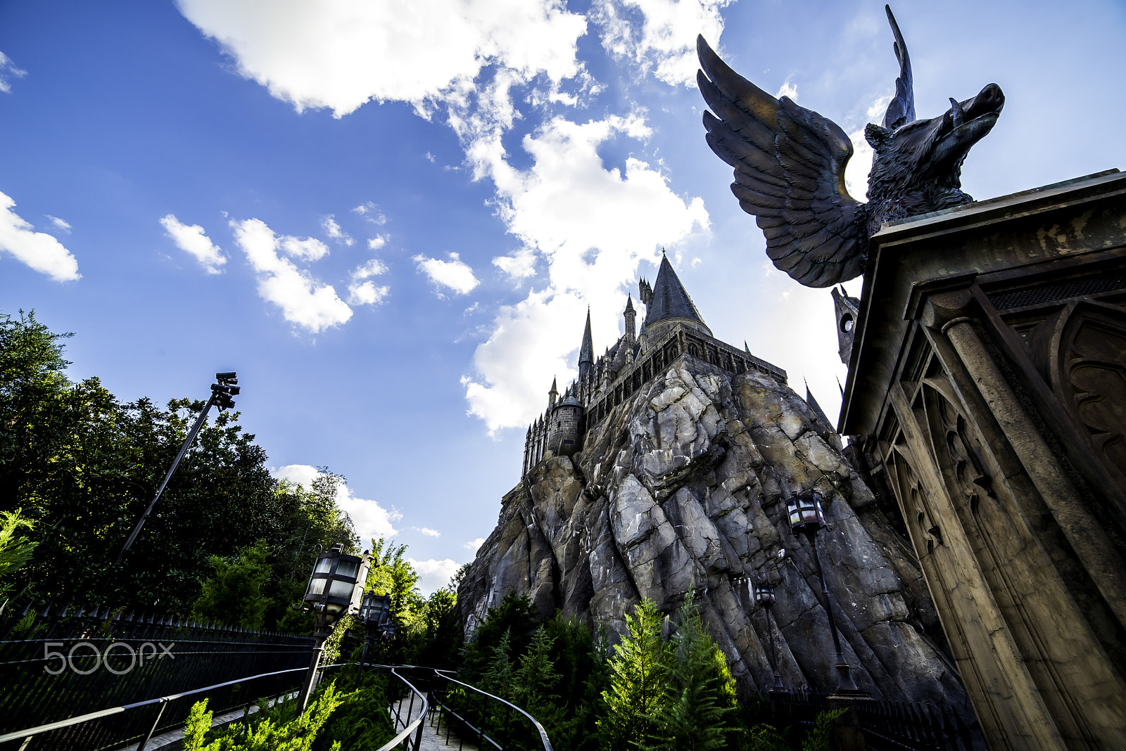 Samyang 14mm F2.8 ED AS IF UMC sample photo. Harry potter castle photography