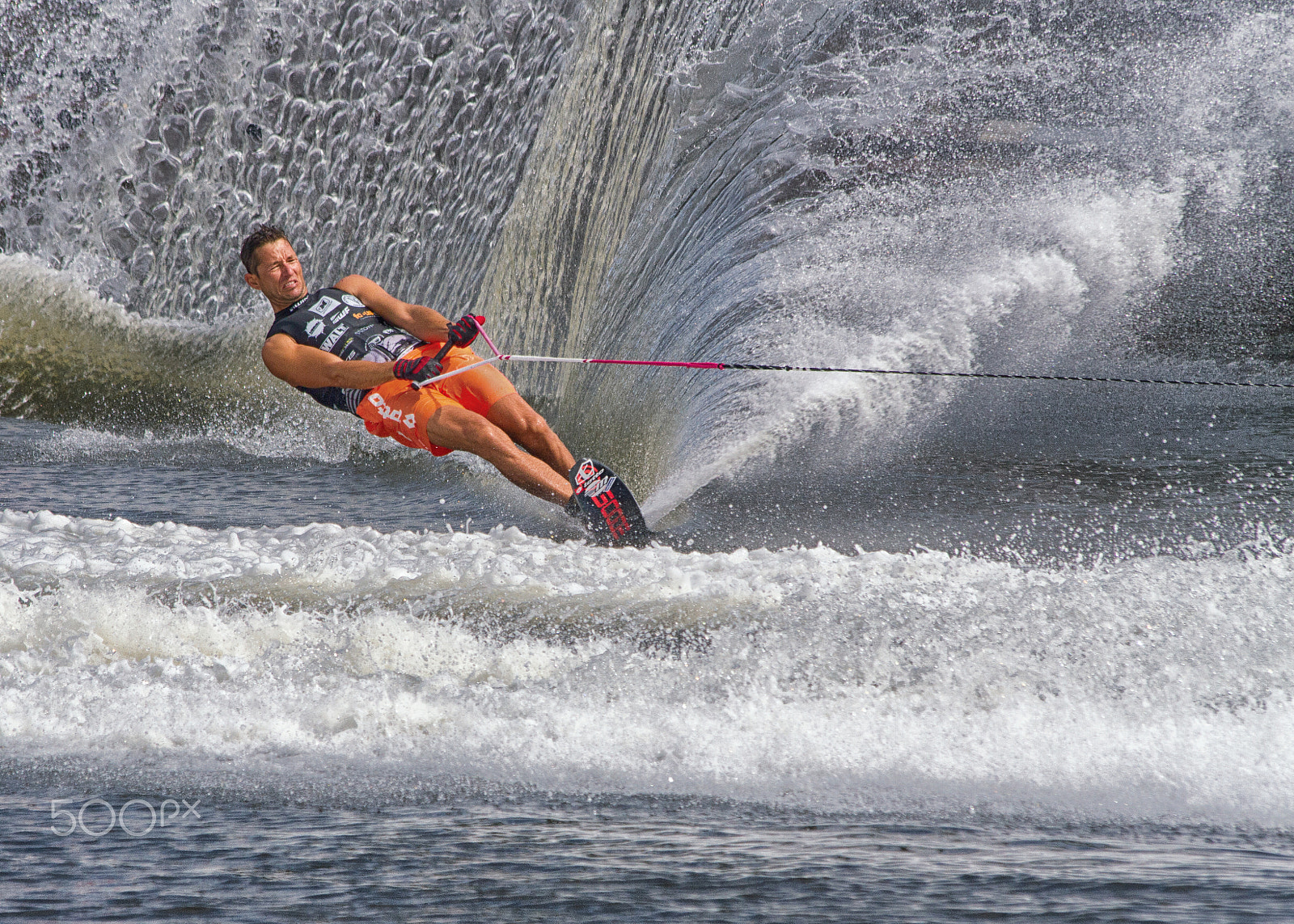 Canon EF 70-300mm F4-5.6 IS USM sample photo. Moomba watersking photography