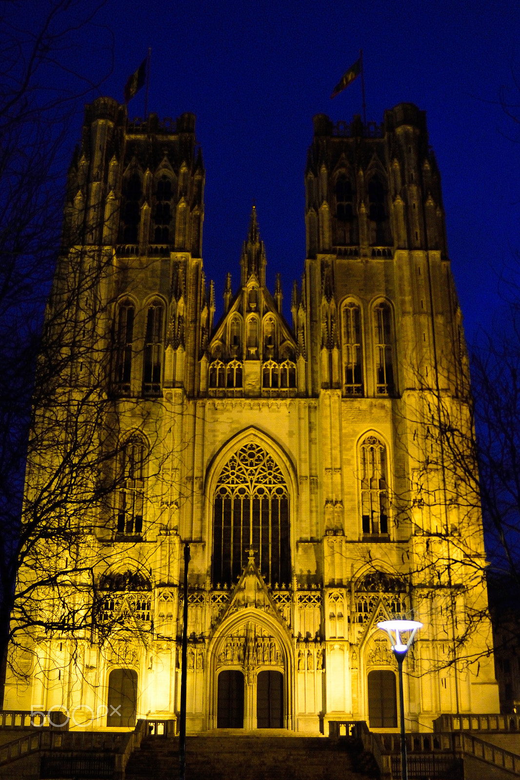 Nikon D7000 sample photo. St. michael and st. gudula church, brussels photography