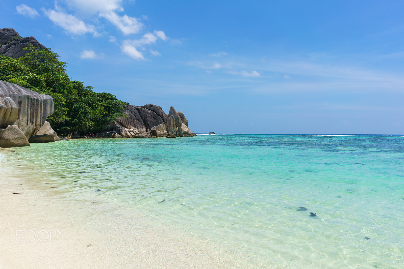 Sony a7R II + Sony FE 28mm F2 sample photo. Anse source d'argent—a beautiful seychelles beach photography