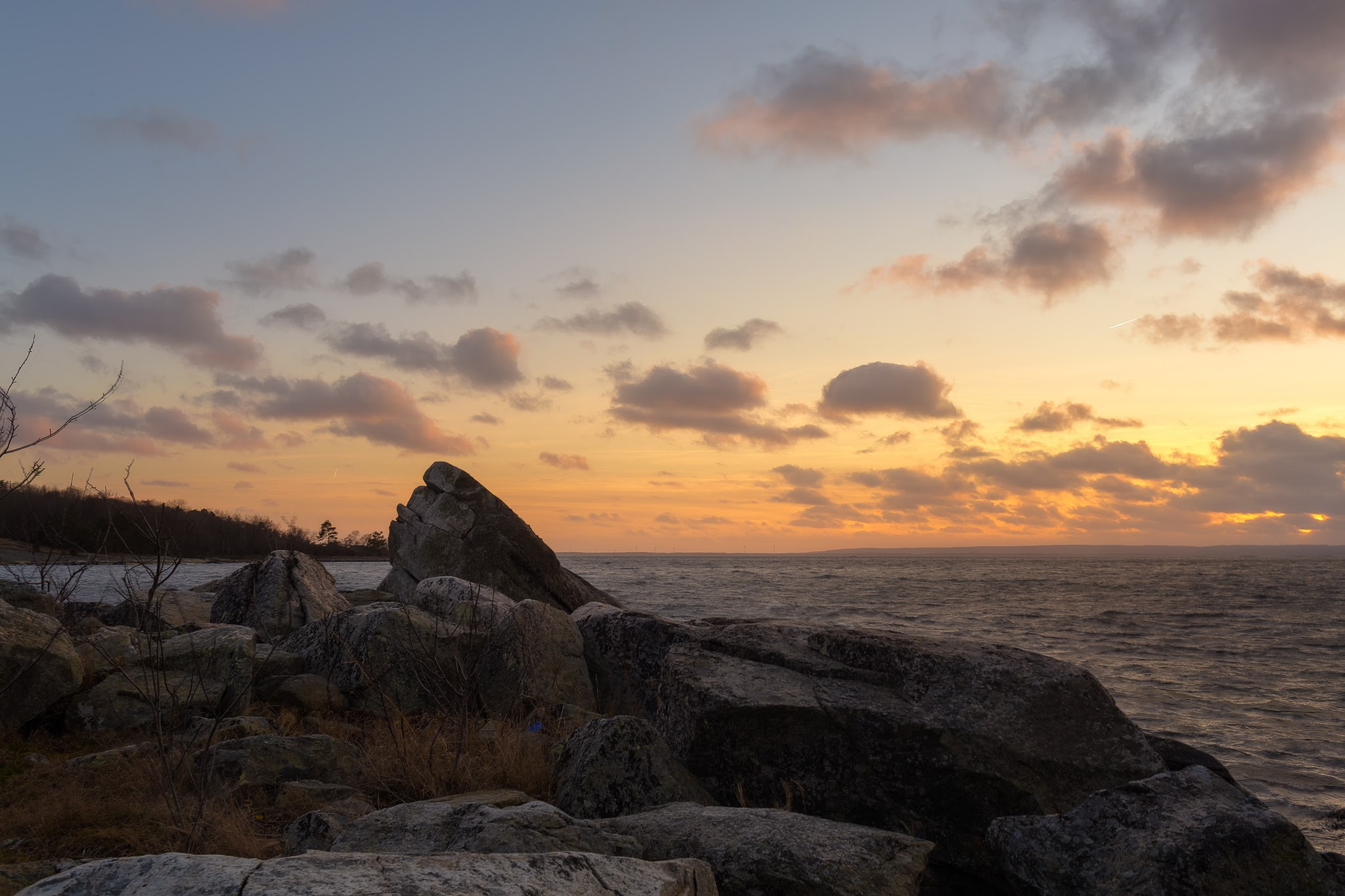 Canon EF 28mm F2.8 IS USM sample photo. Sharp rocks - smooth skies photography