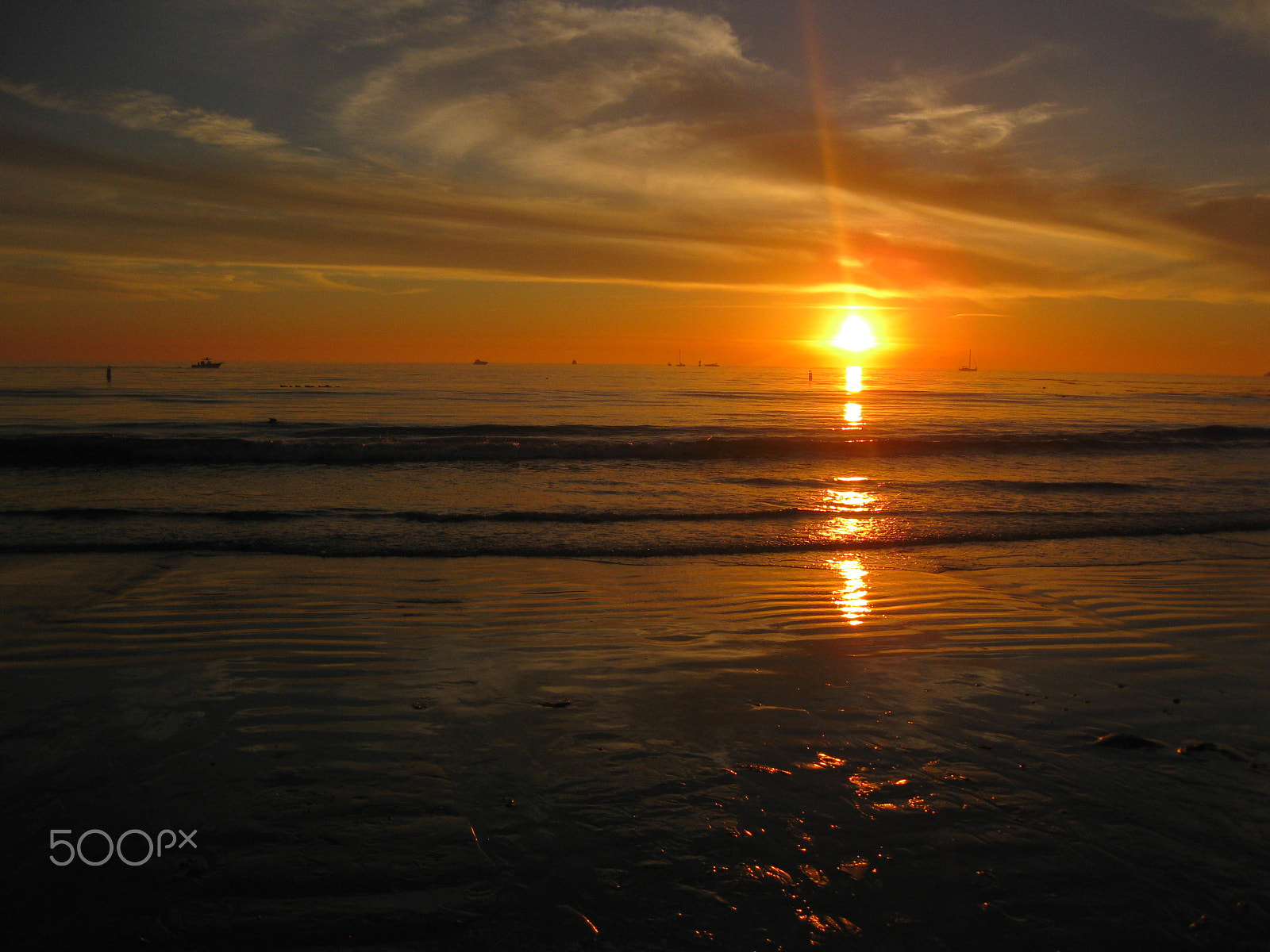Canon PowerShot SD790 IS (Digital IXUS 90 IS / IXY Digital 95 IS) sample photo. California sunset 2 photography