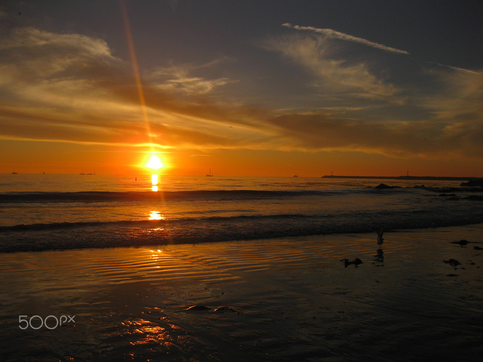Canon PowerShot SD790 IS (Digital IXUS 90 IS / IXY Digital 95 IS) sample photo. California sunset 1 photography