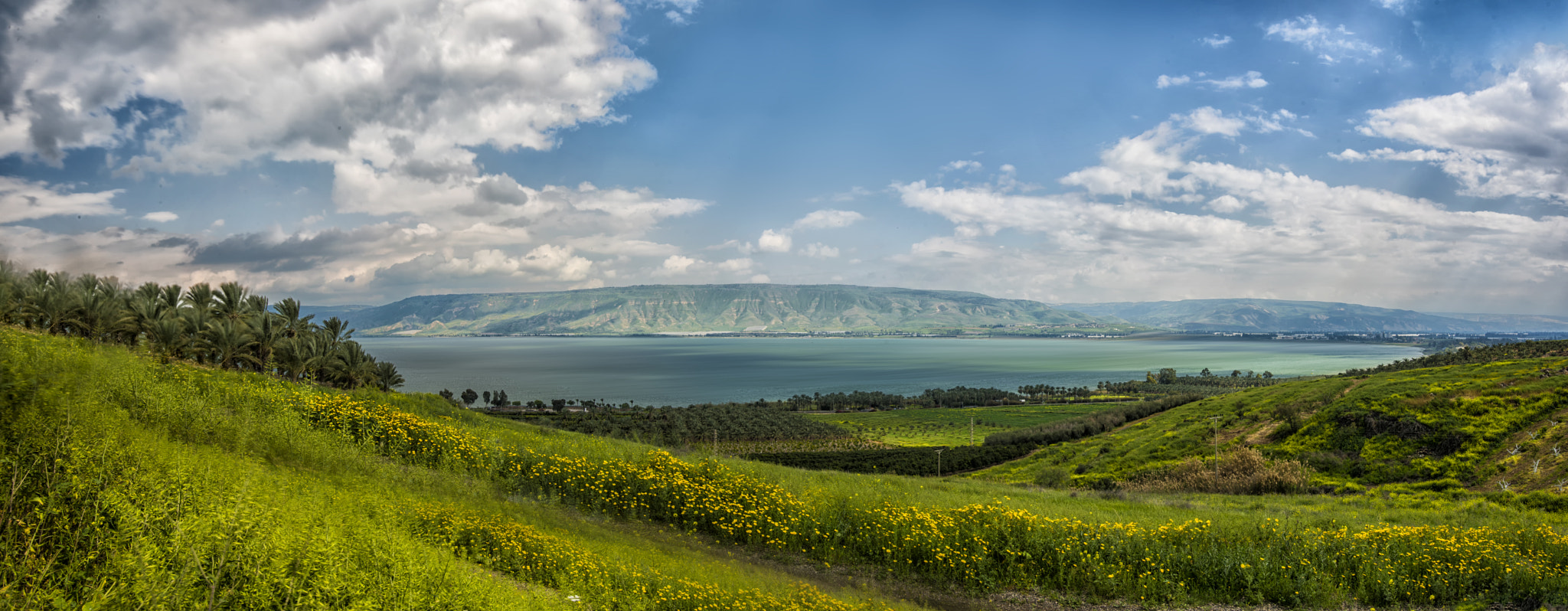 Nikon D810 + Nikon AF-S Nikkor 17-35mm F2.8D ED-IF sample photo. Galilee sea panorama photography