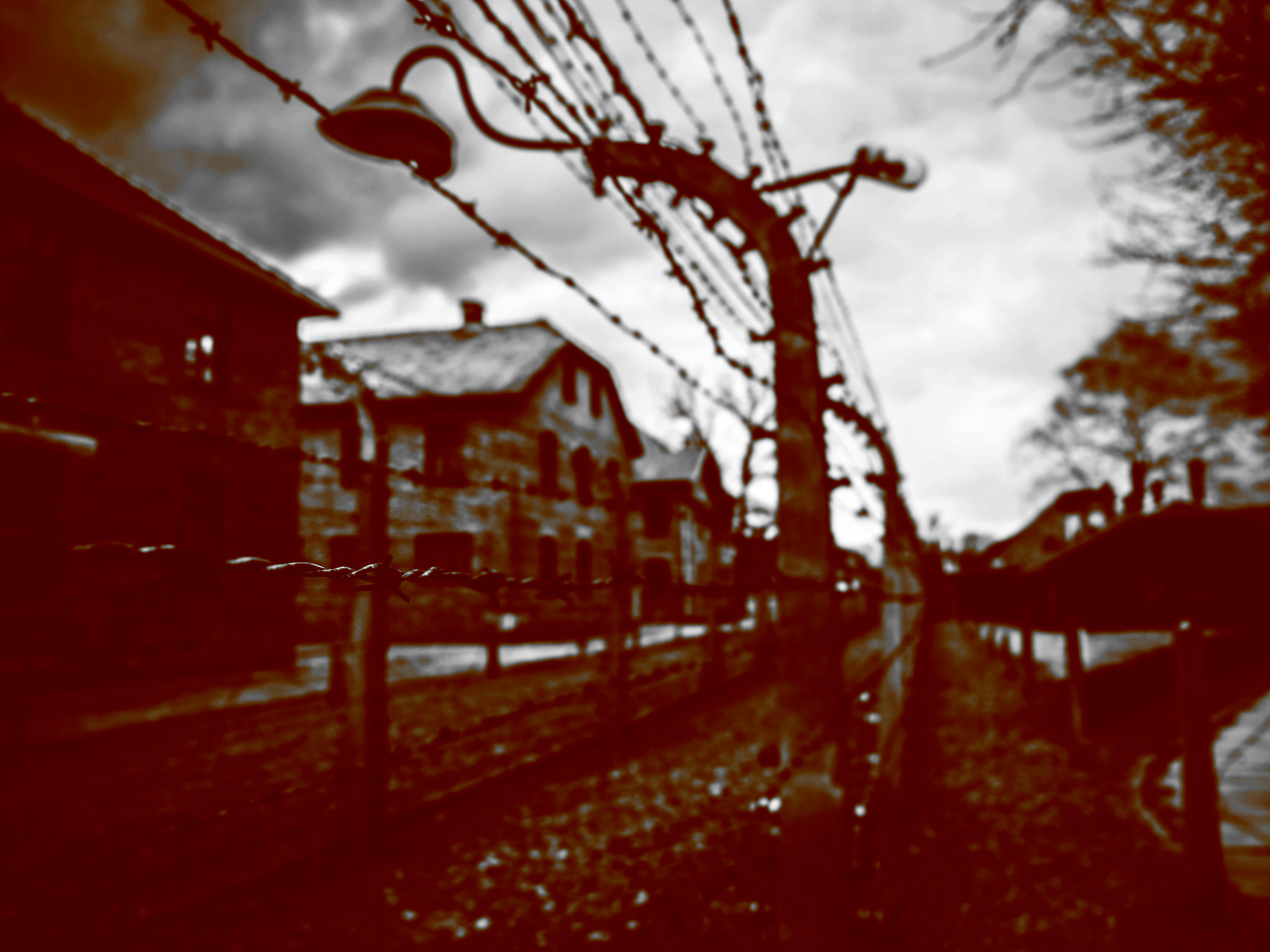 Olympus OM-D E-M10 sample photo. Auschwitz - old photo photography