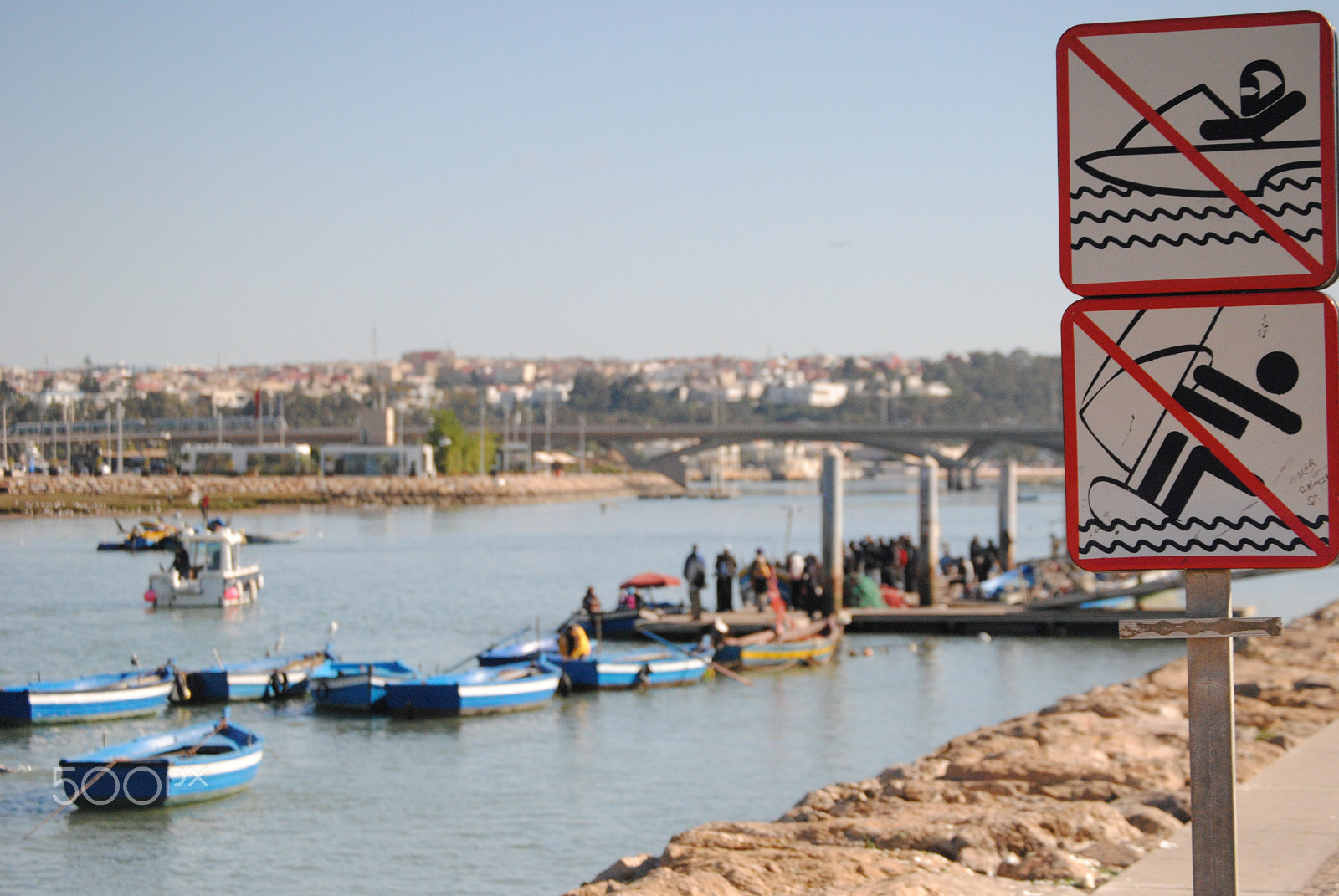 Nikon D3000 sample photo. River's side in rabat photography