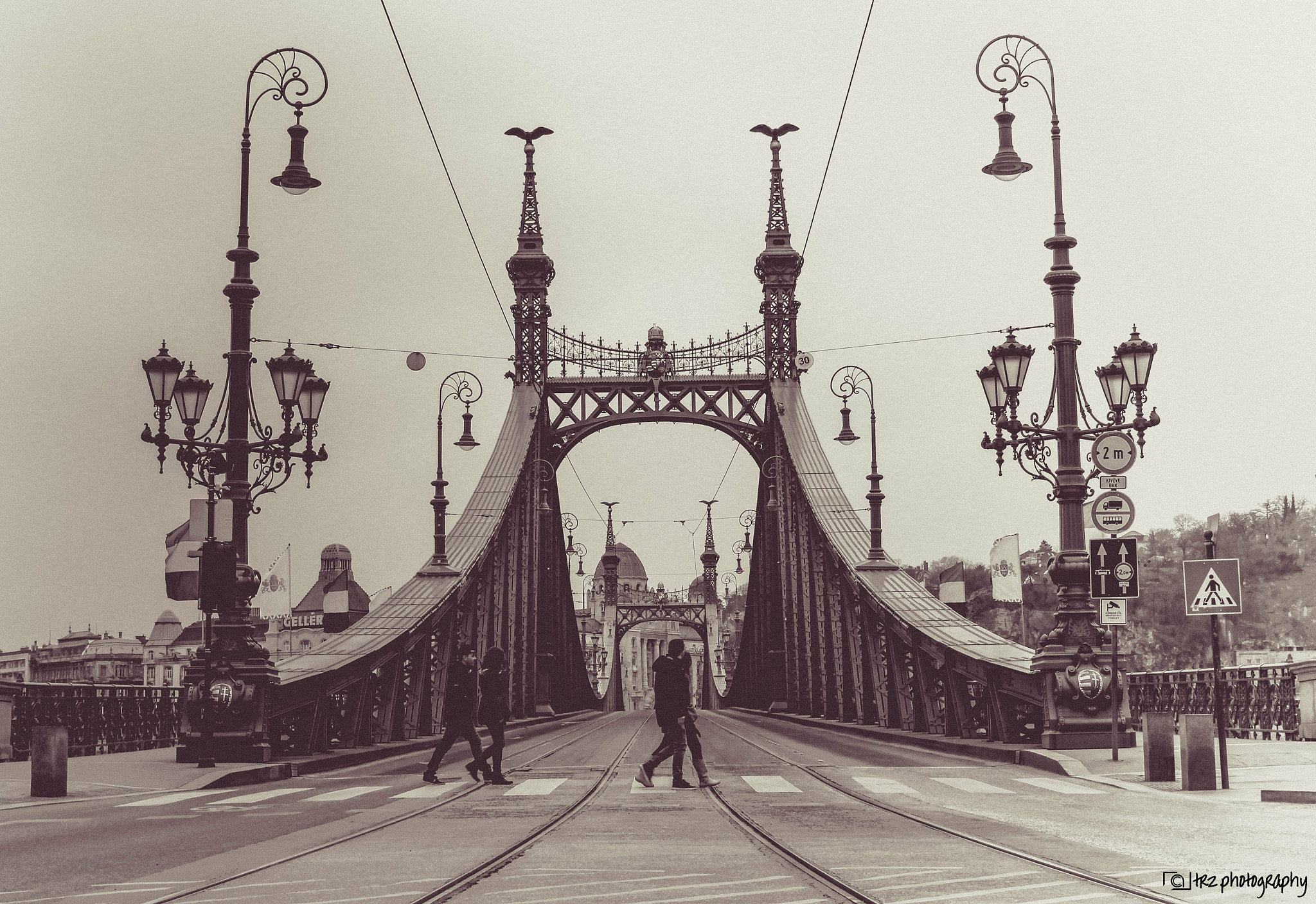 Canon EOS 600D (Rebel EOS T3i / EOS Kiss X5) + Canon EF 24-105mm F4L IS USM sample photo. Liberty bridge budapest photography