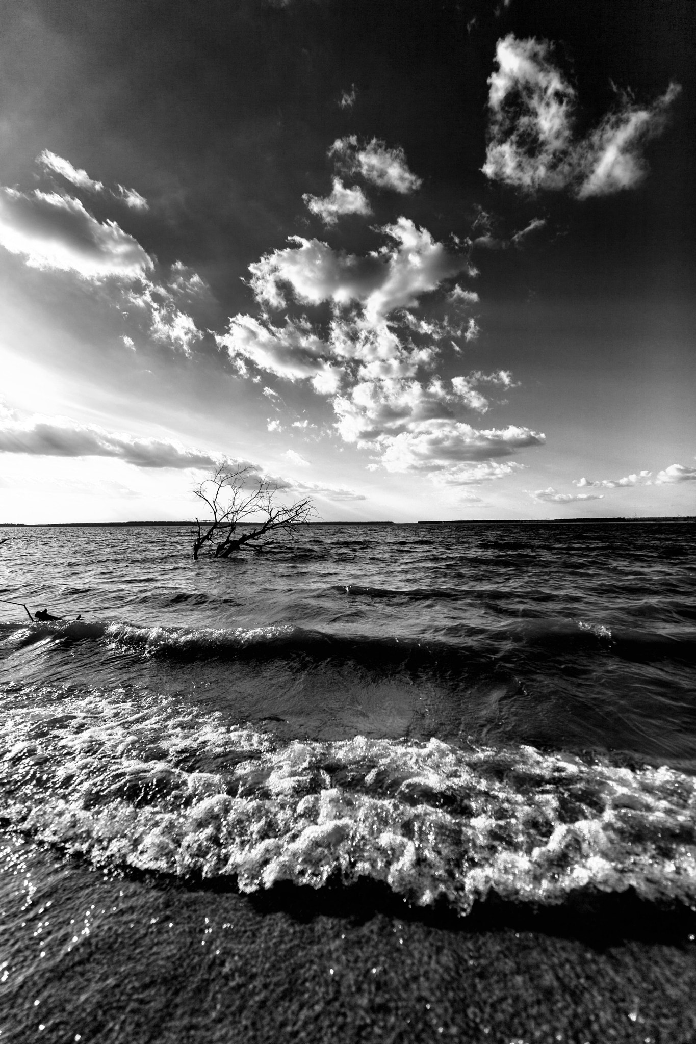 Canon EF 300mm f/2.8L sample photo. Lake partwitzer 2.0 s/w photography