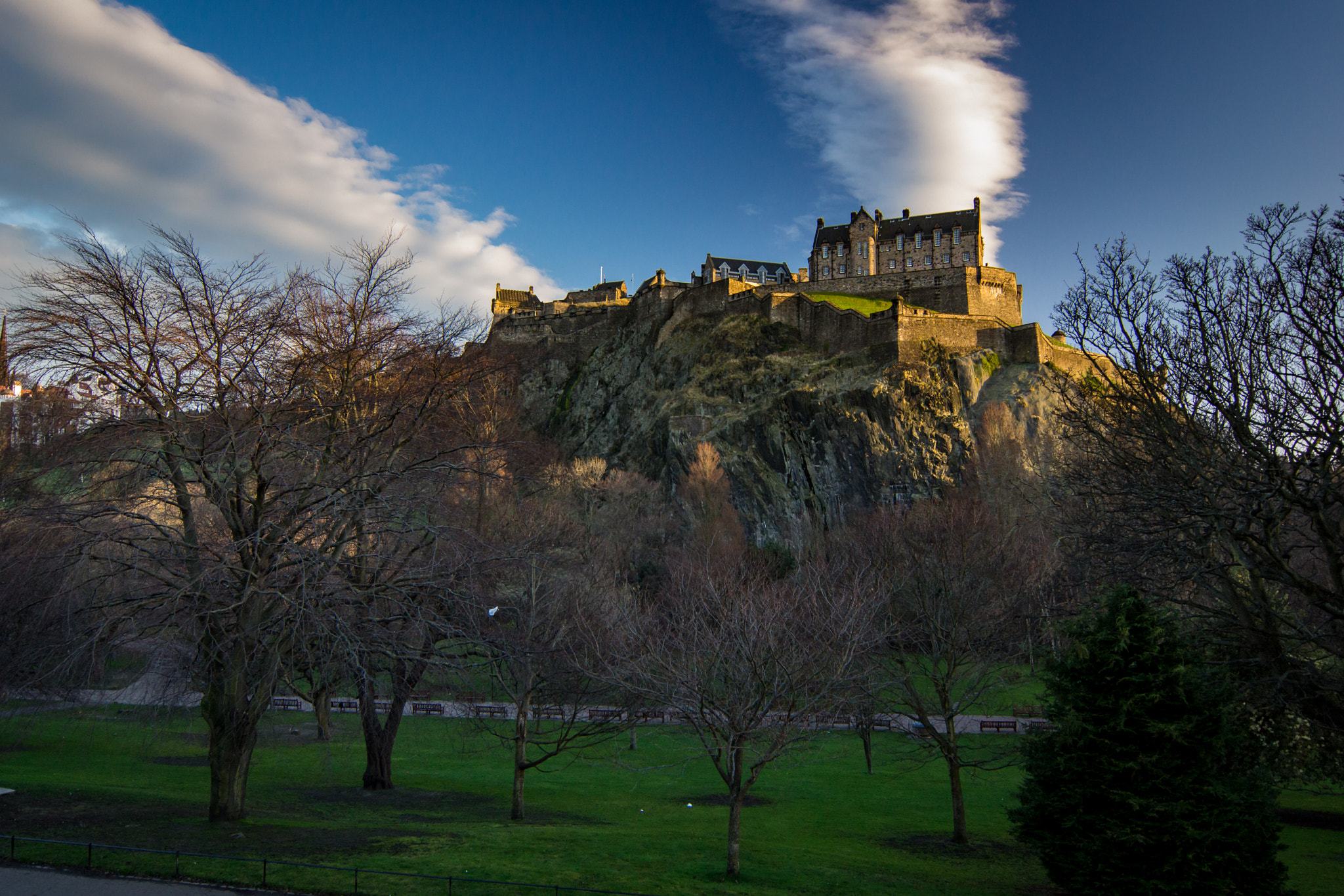 20mm F2.8 sample photo. The castle photography