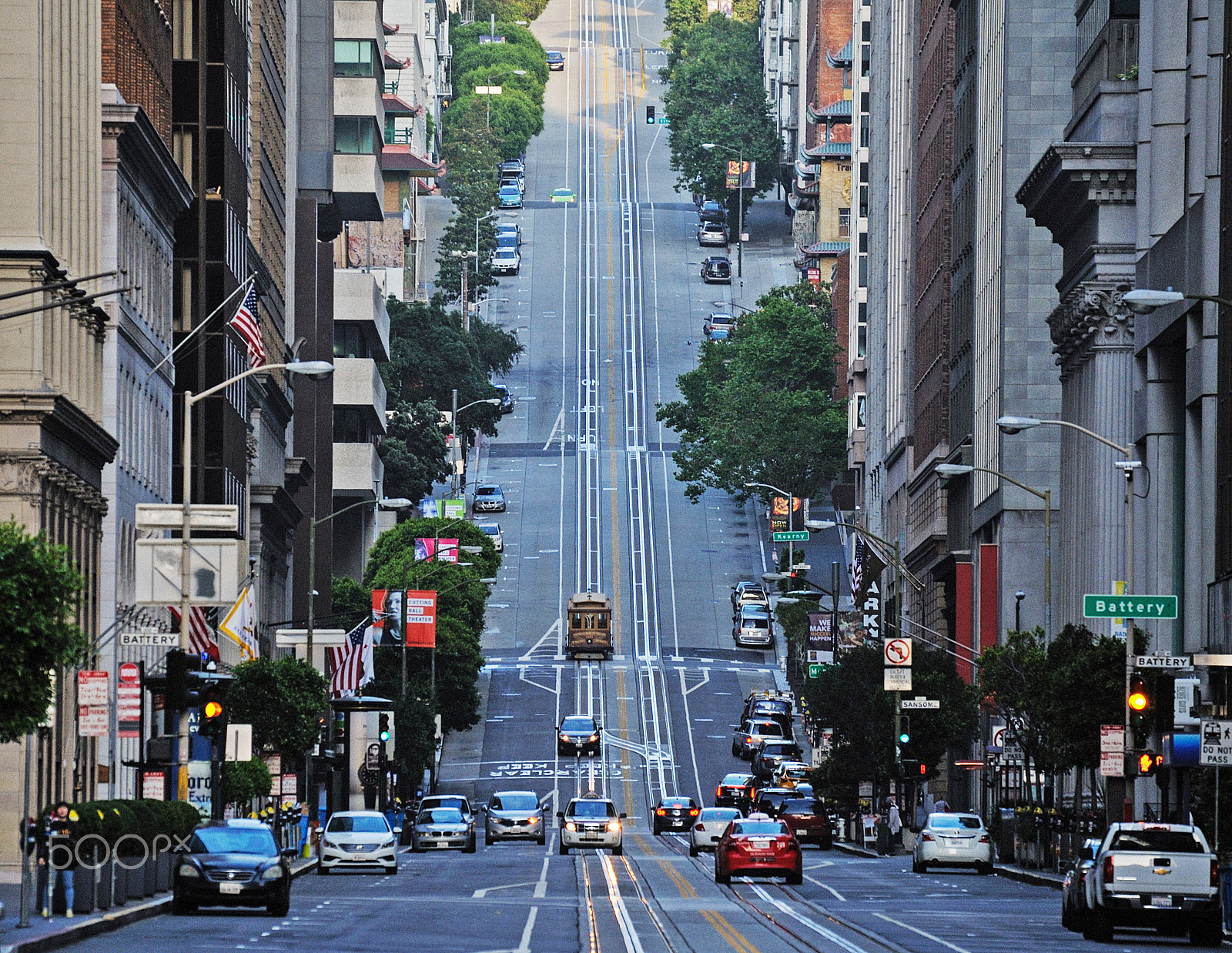 Nikon D700 sample photo. Street car in san francisco photography