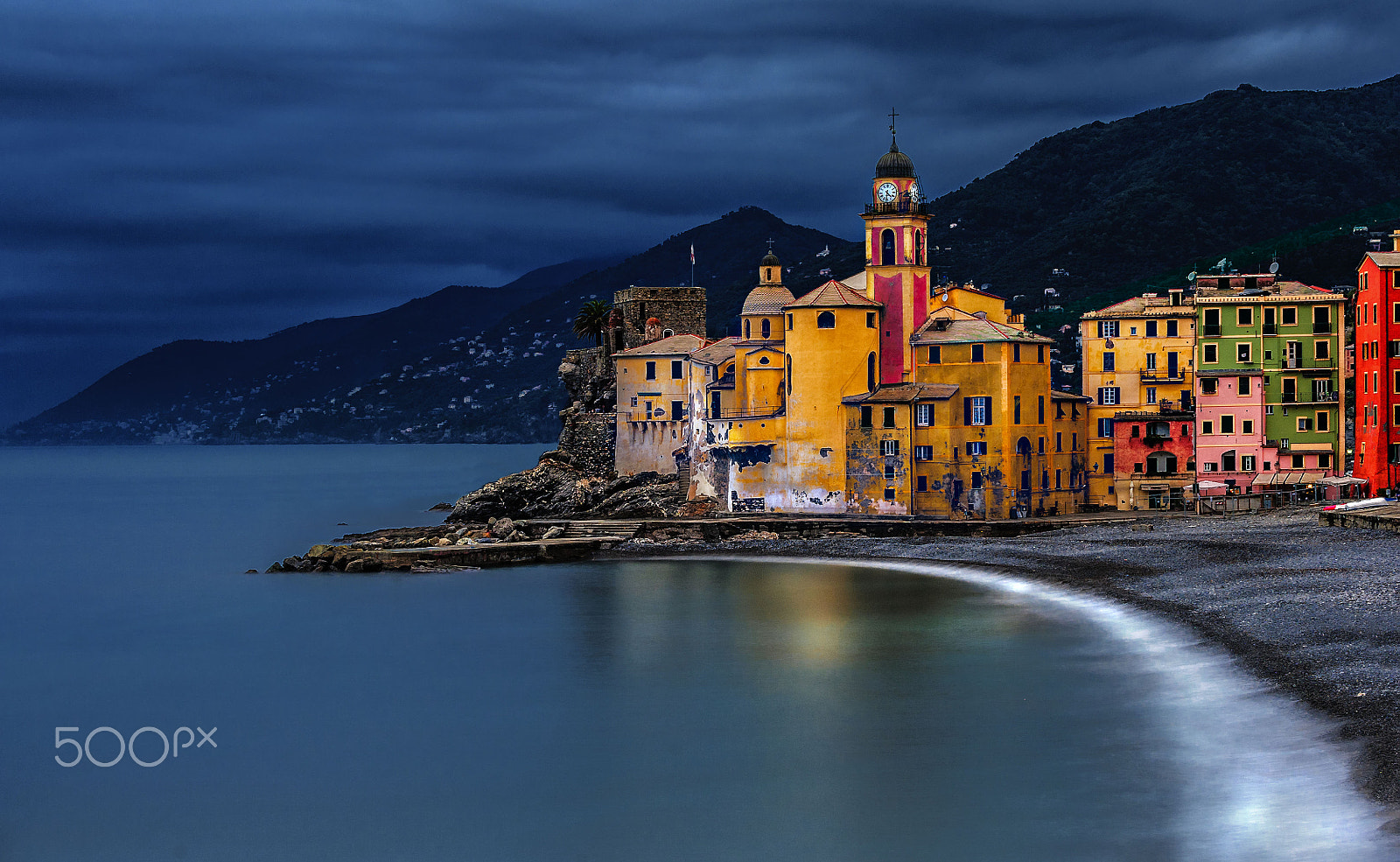 Nikon D700 sample photo. Camogli e un po' di blu photography