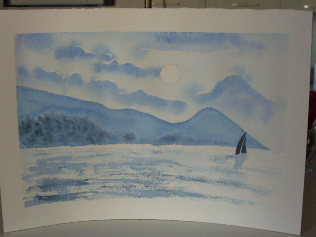 Panasonic DMC-LZ5 sample photo. Nuit bleue aquarelle par nelly photography